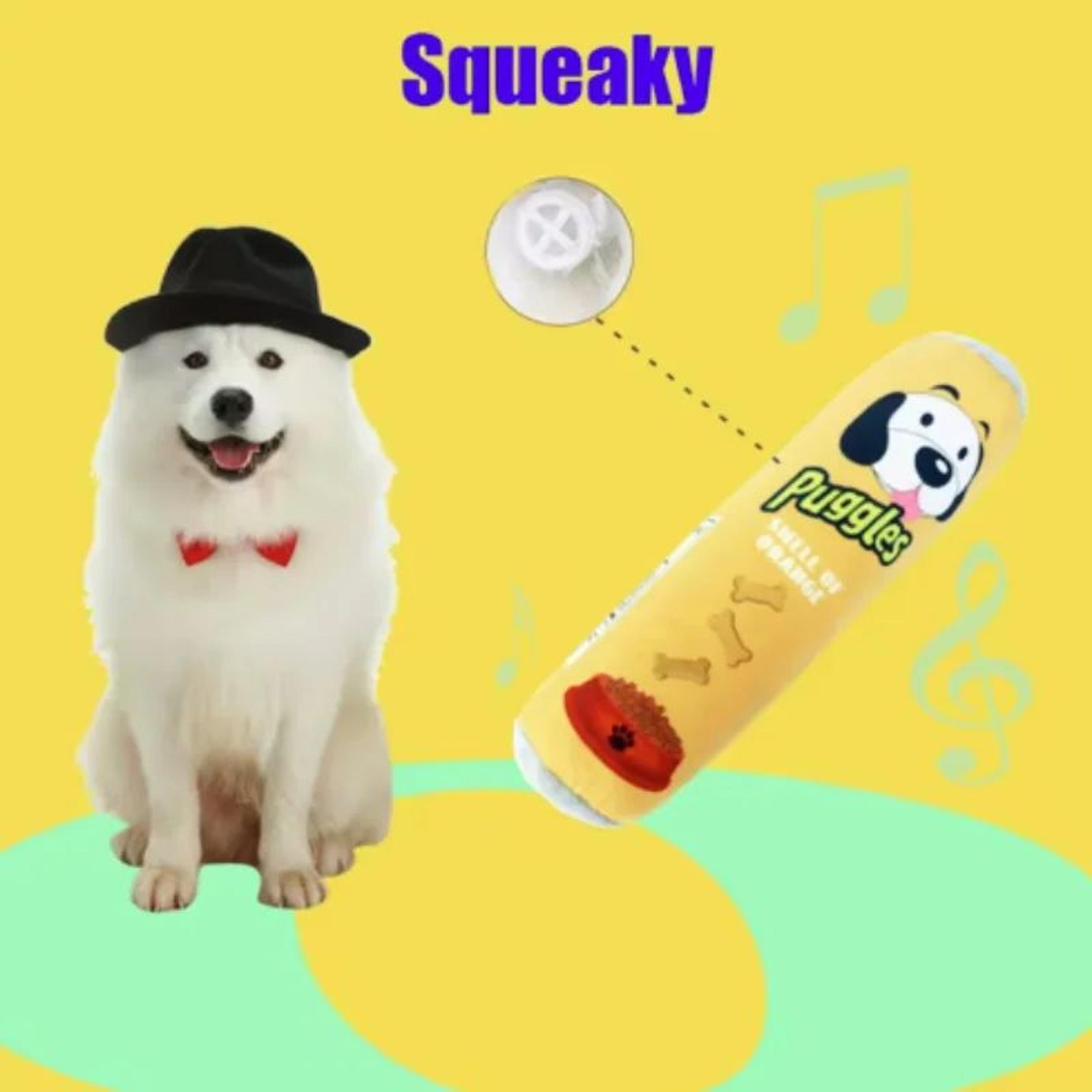 Squeaky Beer Bottle Plush Dog Toy  BiteResistant Interactive Chew Toy For Teeth Cleaning  Play 1