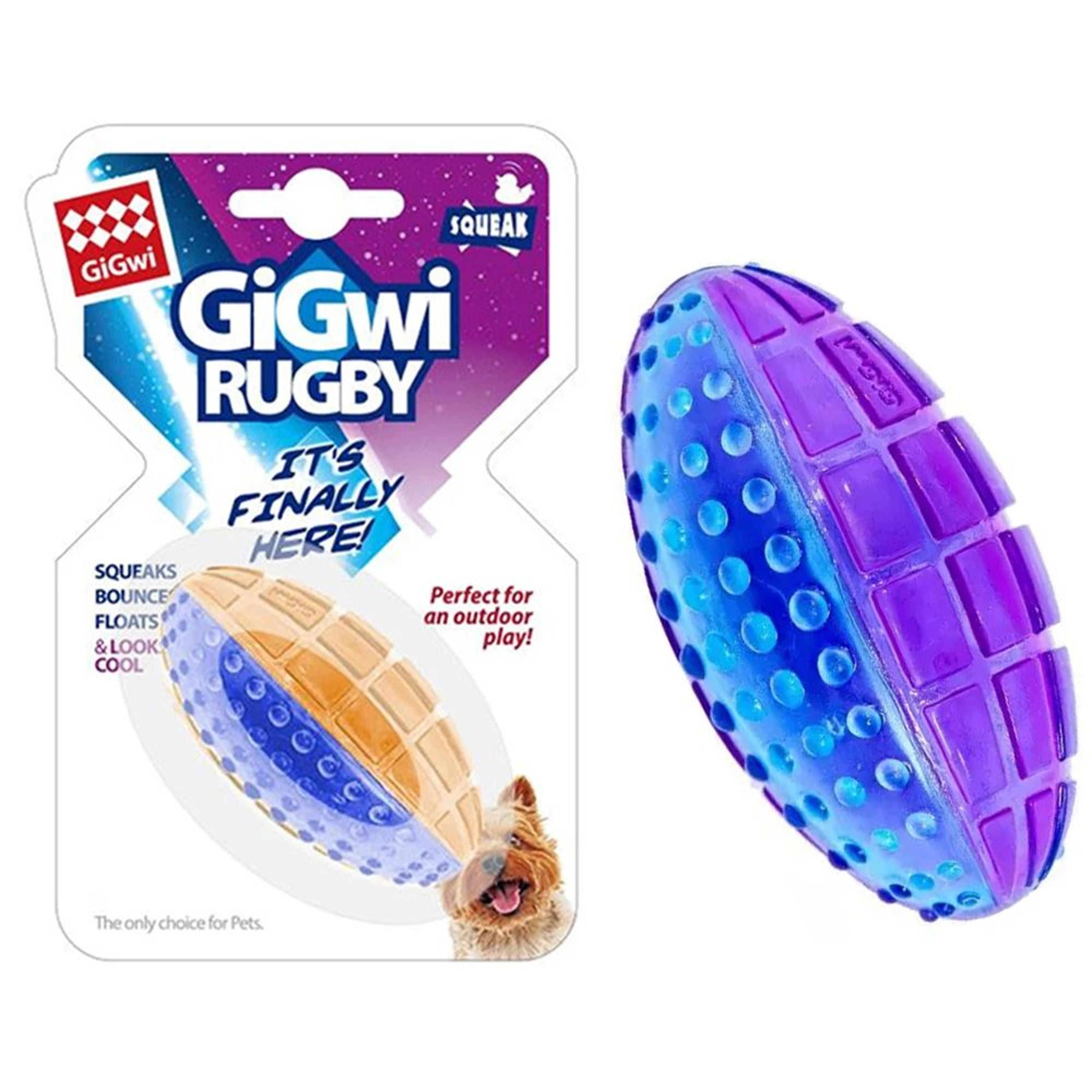 Interactive Natural Rubber Squeaky Dog Ball Toy  Durable Chew  Fetch Play Ball For Small  Medium Do 0