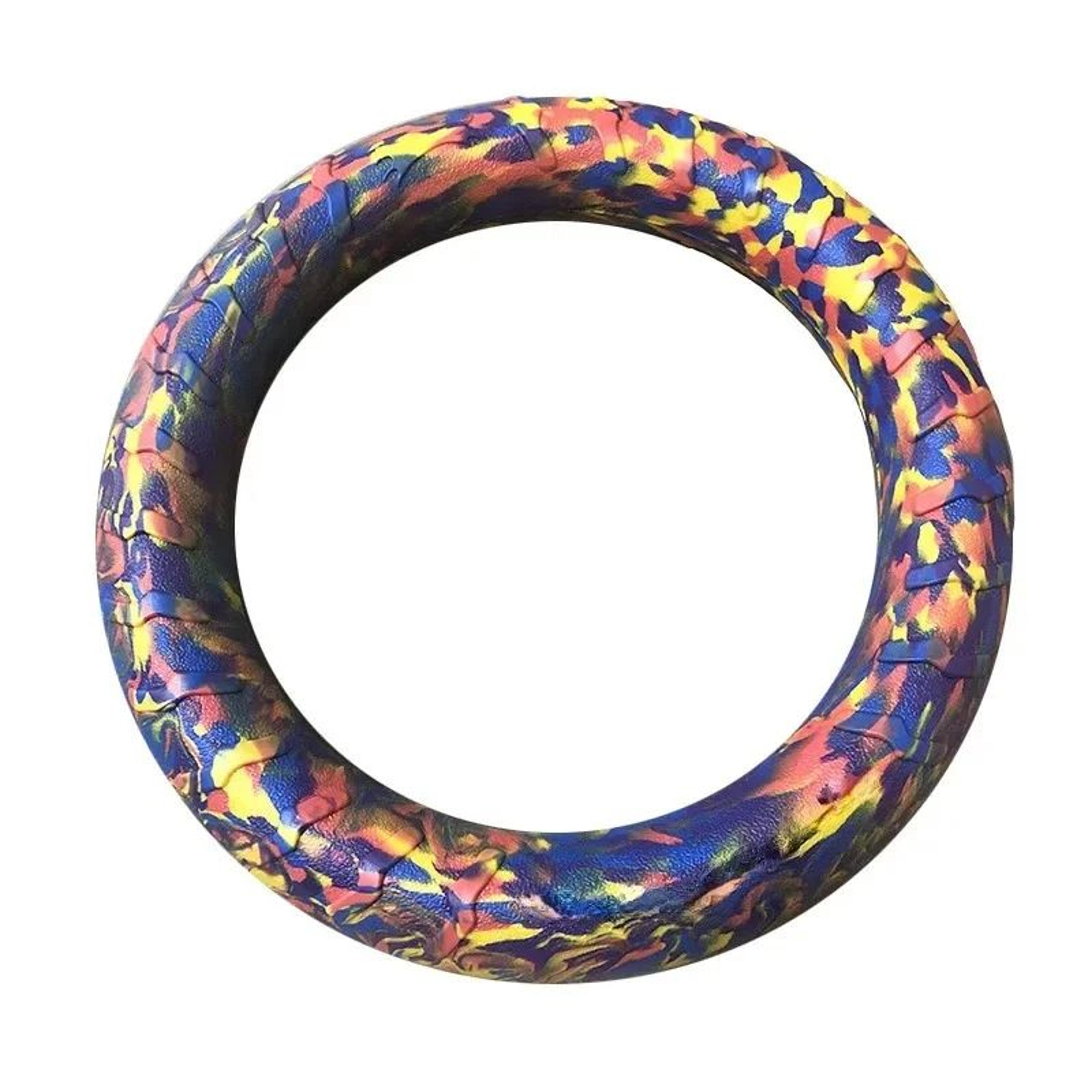 Interactive EVA Dog Flying Ring Toy  Floating Fetch  Tug Training Disc For Small And Large Dogs 7
