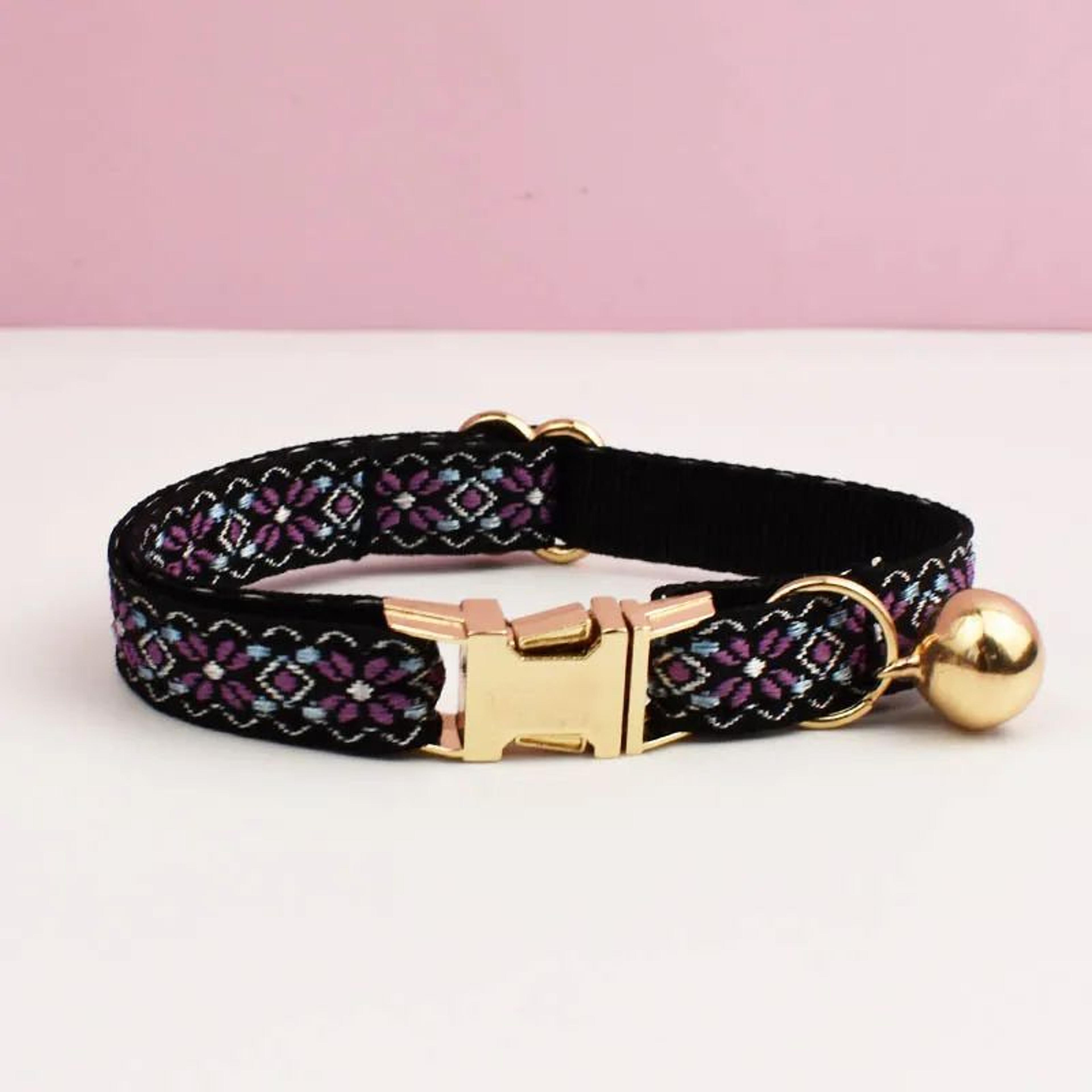 Personalized Cat Collar  Leash Set With Engraved ID Tag  Adjustable Kitten Collar With Bell 10