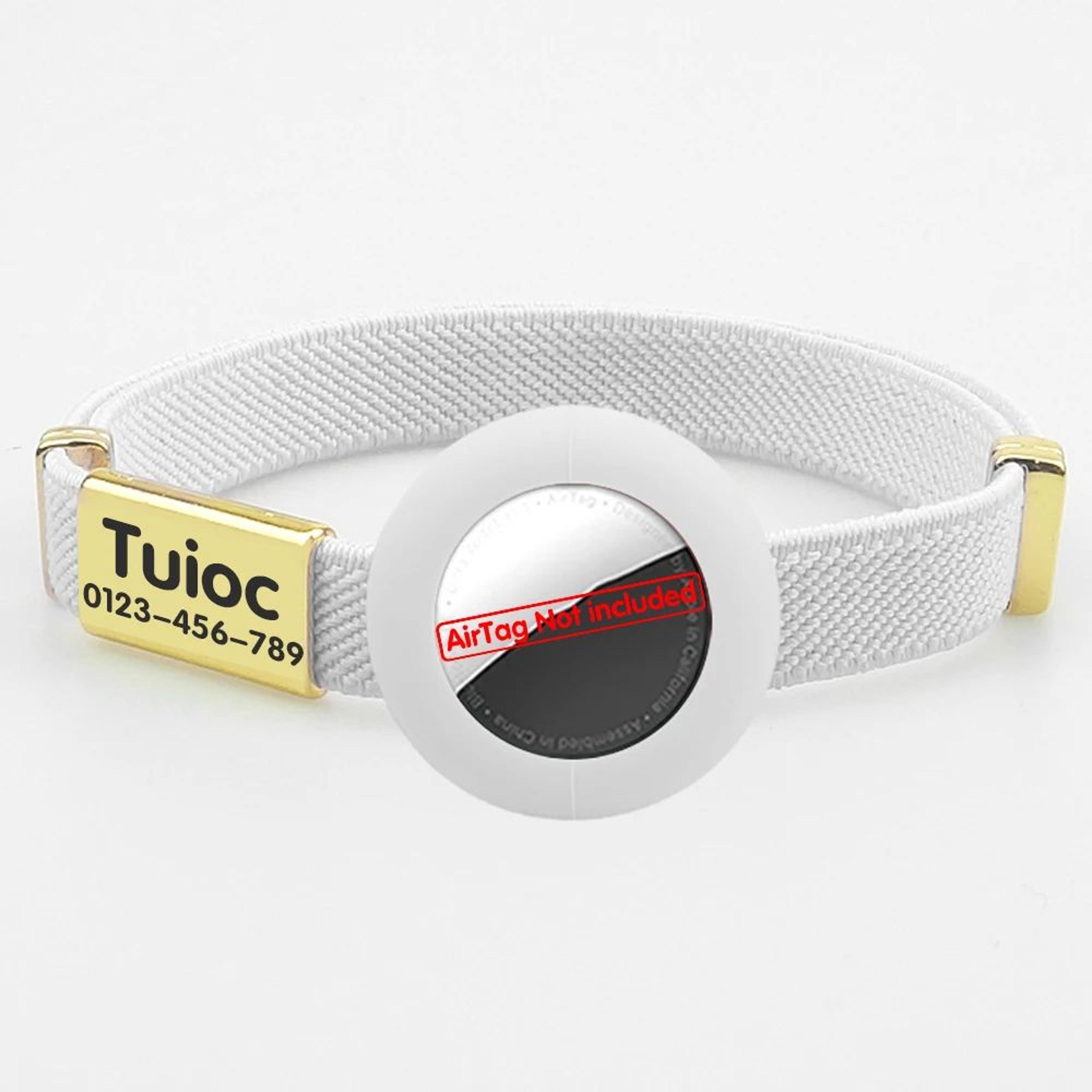 Personalized Breakaway GPS Cat Collar  Adjustable AirTag Holder Collar With Custom Name Tag For Cat 20