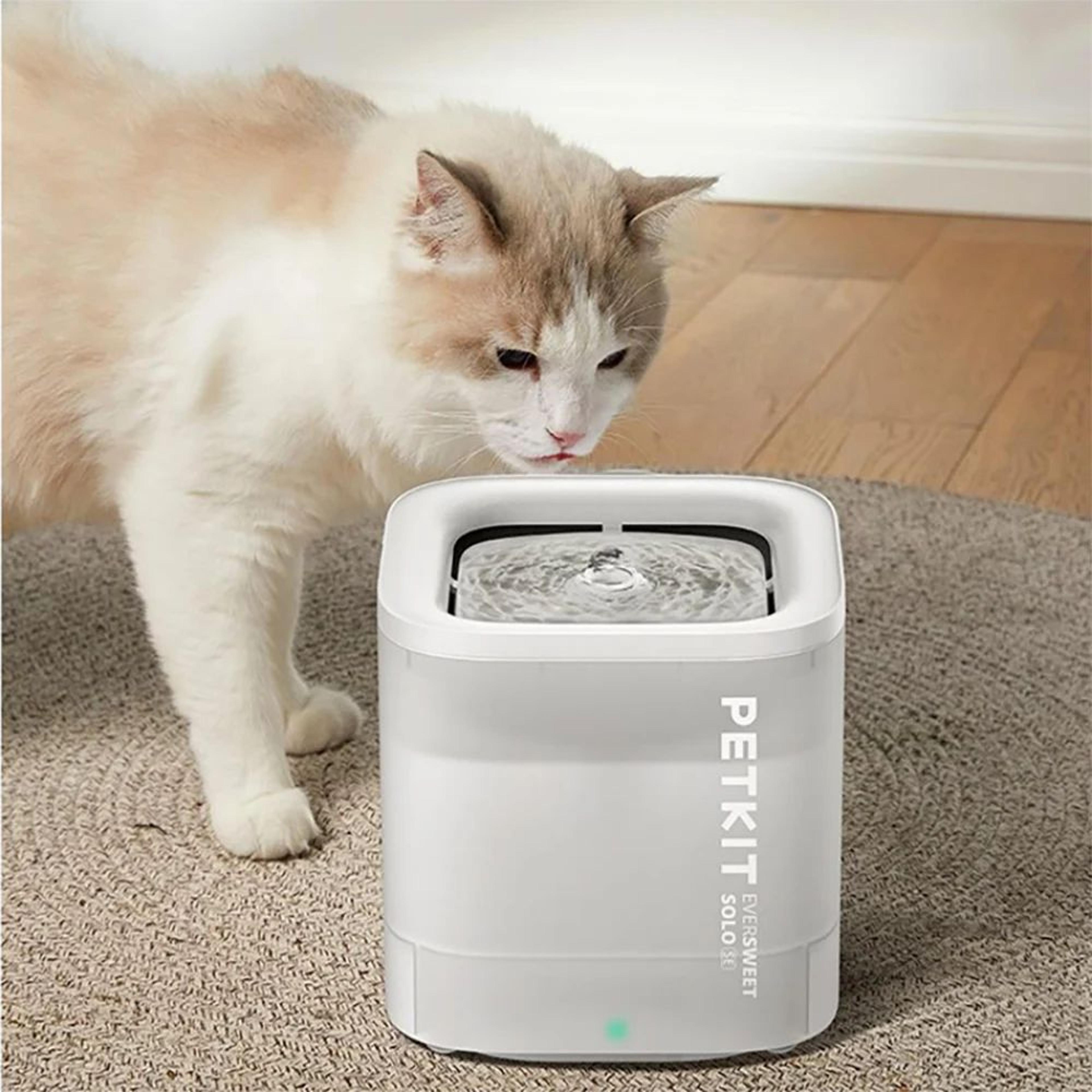 petkit eversweet solo se wireless cat water fountain – ultra-quiet pet dispenser with led & triple filtration