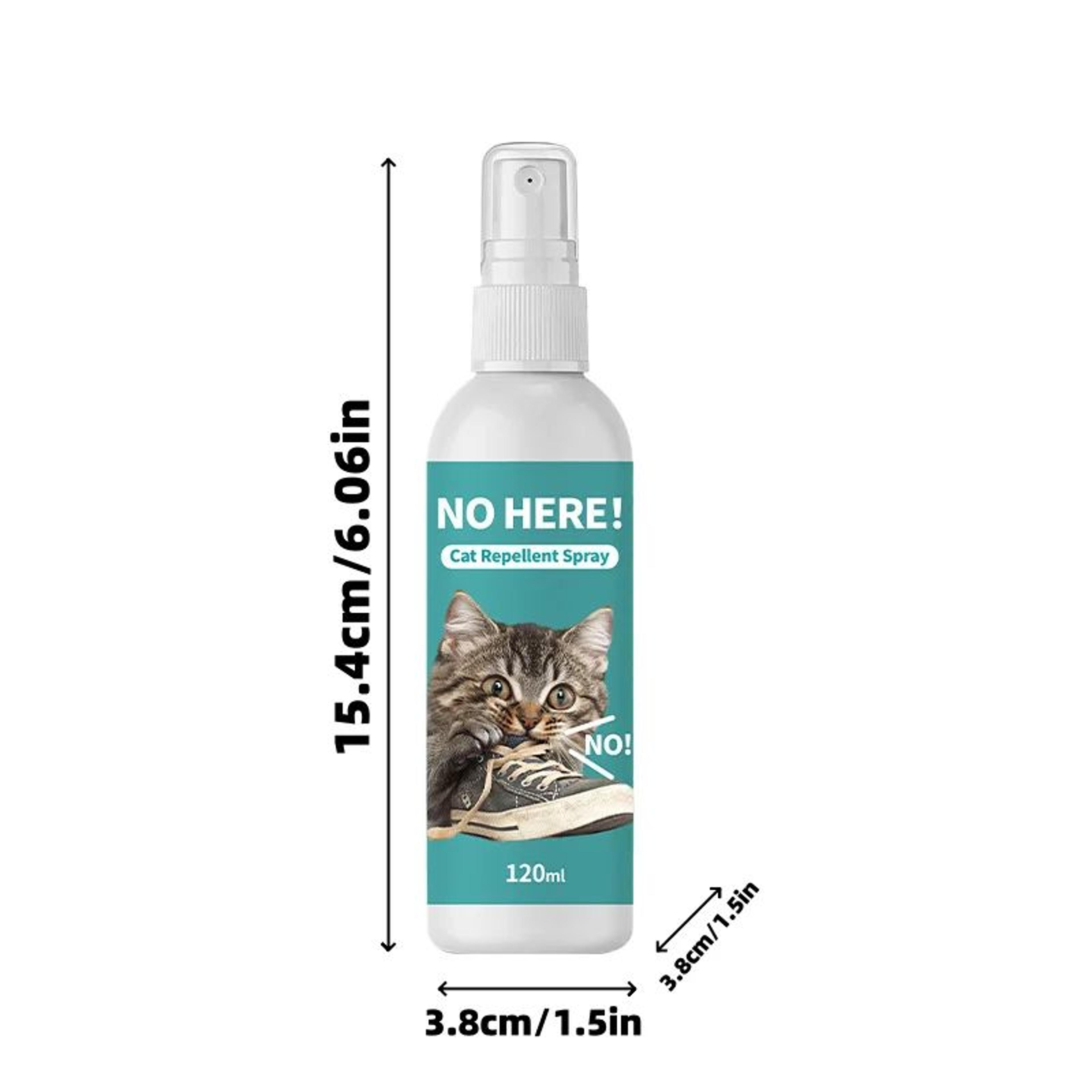 Booteely Cat Repellent Spray  Pet Exclusion Zone Training Spray For Urine Marking  Furniture Protec 6
