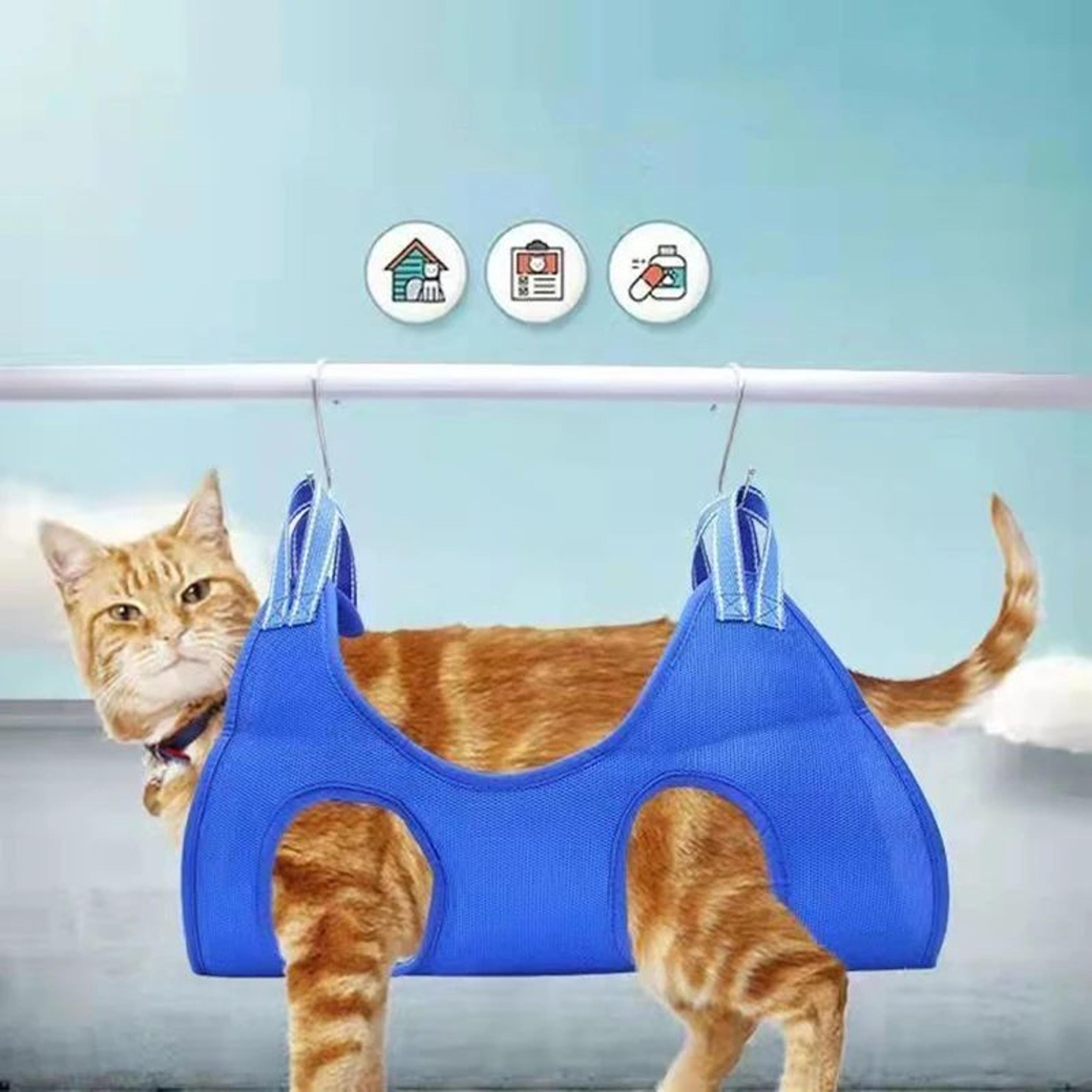 Pet Grooming Hammock Harness  Suspended Dog  Cat Nail Trimming  Bathing Support Sling 1