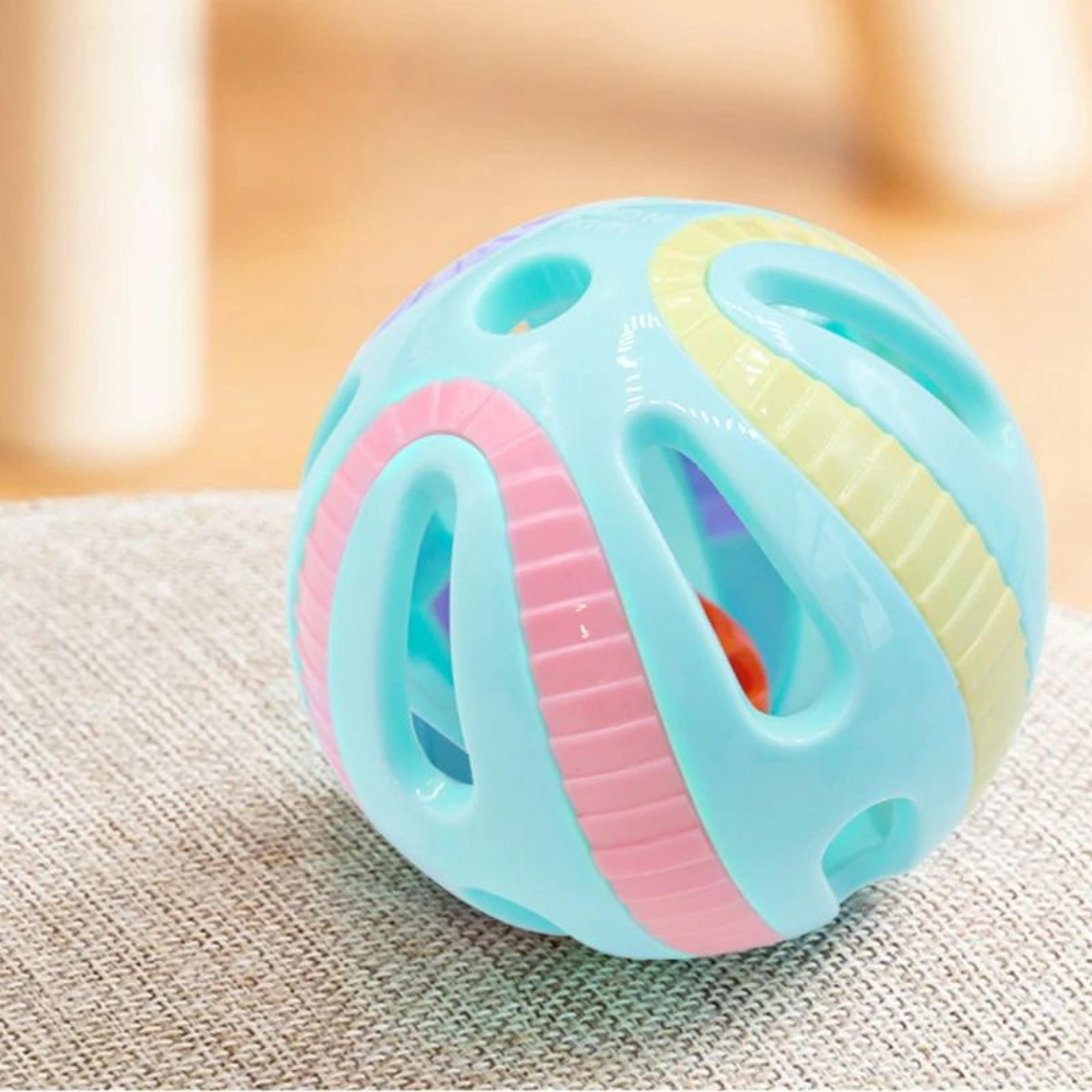 Colorful Bell Cat Ball Toy  Interactive Jingle Chase Ball For Cats  Kittens 1
