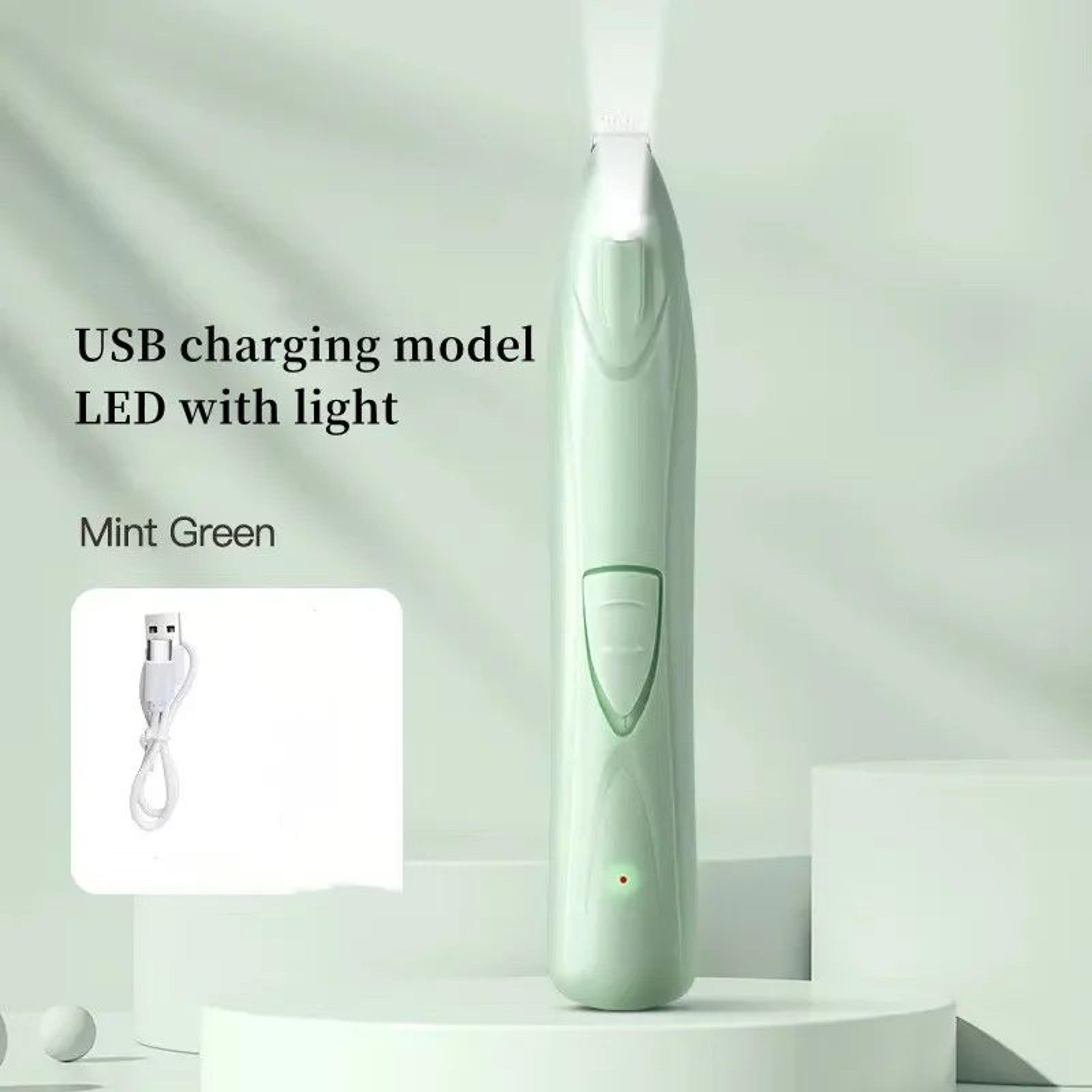 USB Rechargeable Pet Paw Trimmer  Quiet Precision Grooming Clippers For Cats  Dogs 11
