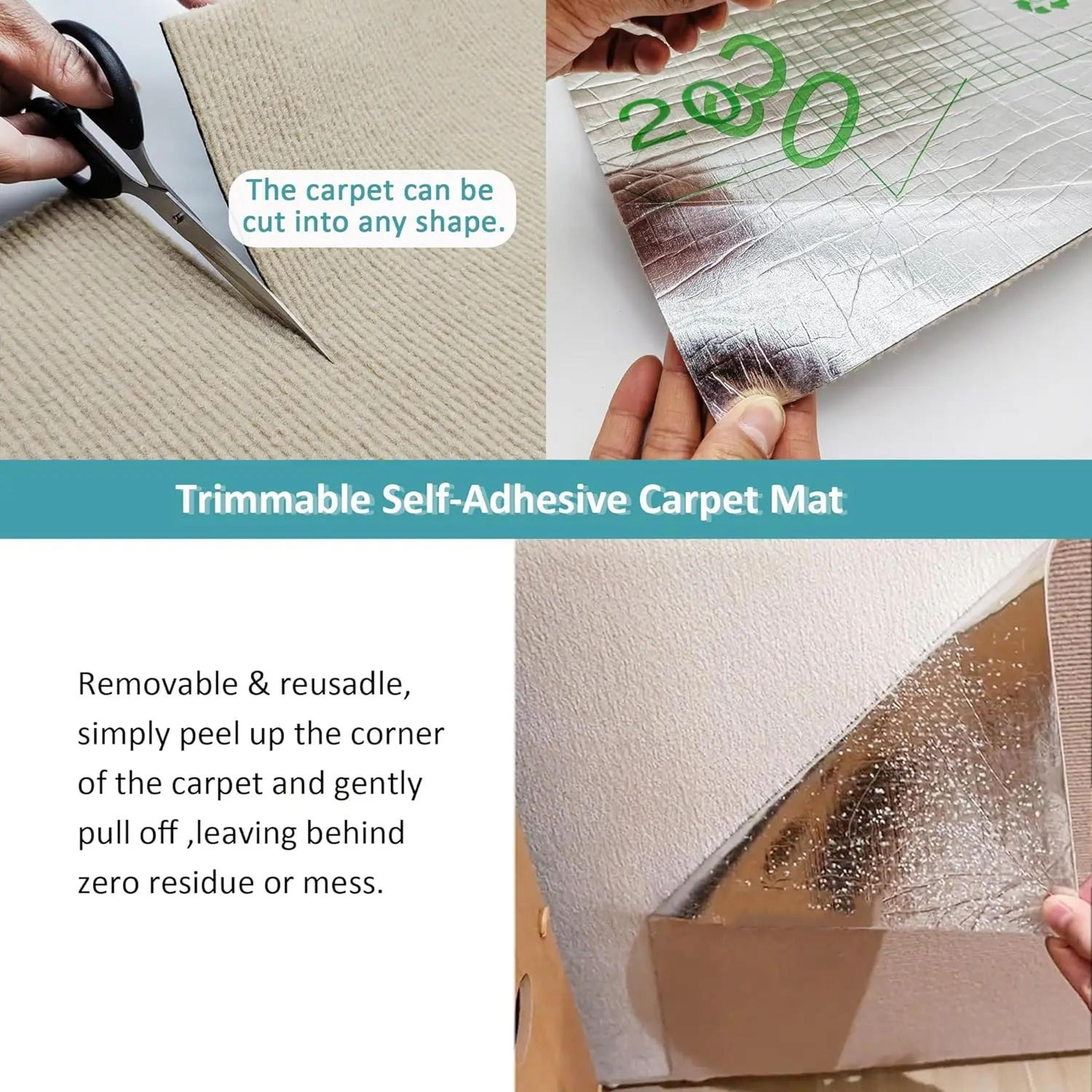 SelfAdhesive Cat Scratch Sofa Protector Mat  Trimmable Wall  Furniture Scratching Board For Cats 1