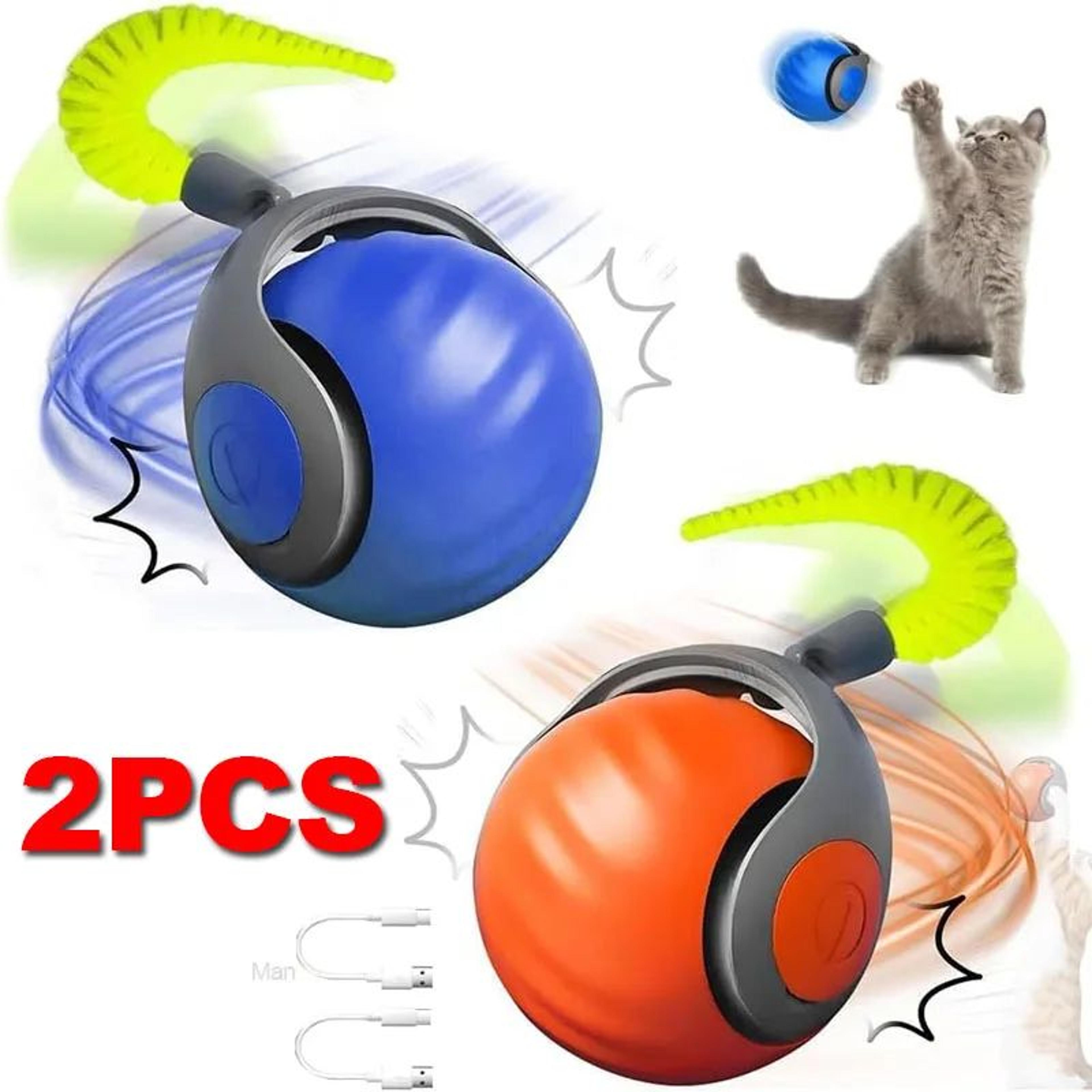 Speedy Tail 20 Smart Interactive Cat Toy Ball  USB Rechargeable Automatic Moving Rolling Ball For C