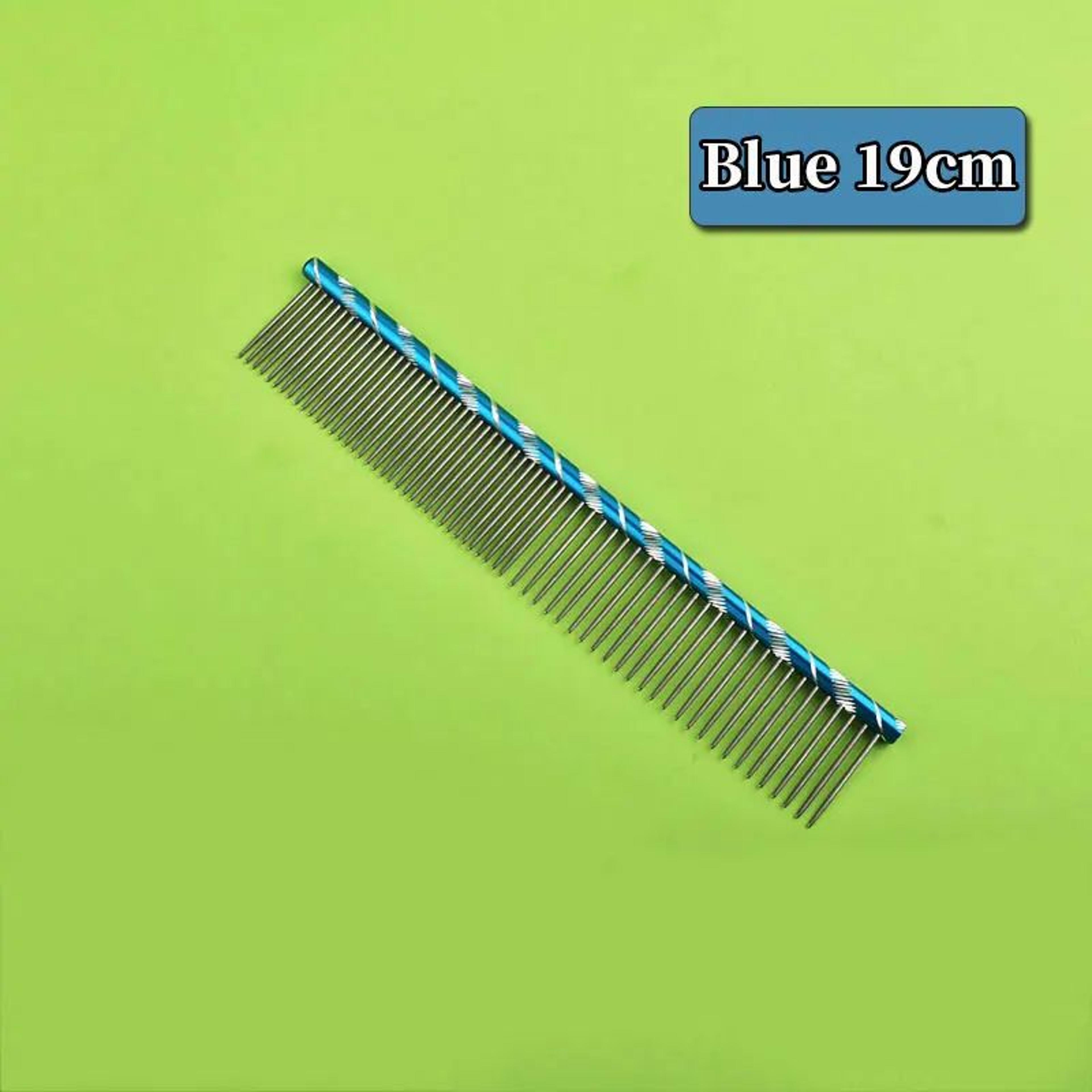 Stainless Steel Pet Grooming Comb  Lightweight Dog  Cat Deshedding Brush For Detangling Cleaning  C 12