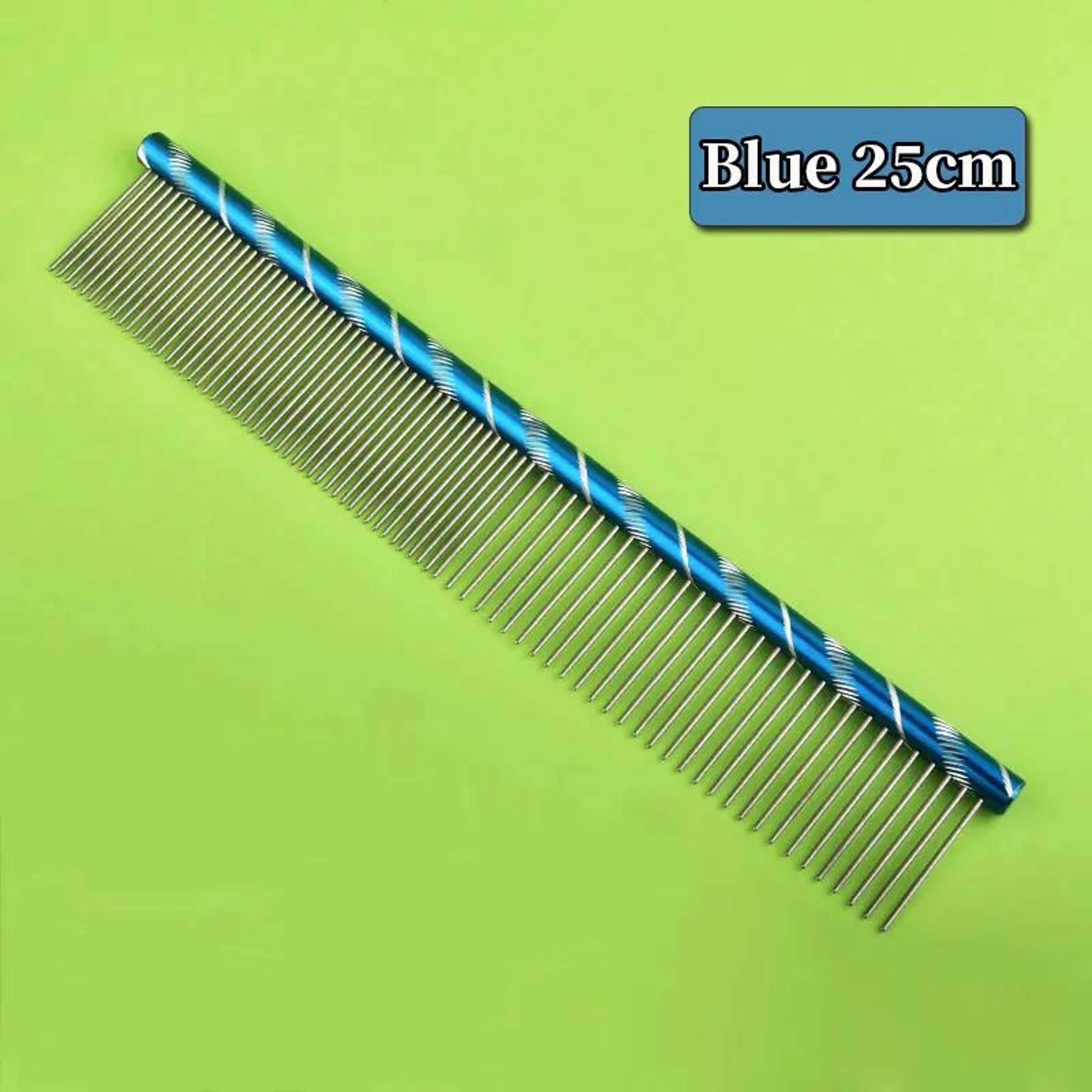 Stainless Steel Pet Grooming Comb  Lightweight Dog  Cat Deshedding Brush For Detangling Cleaning  C 10
