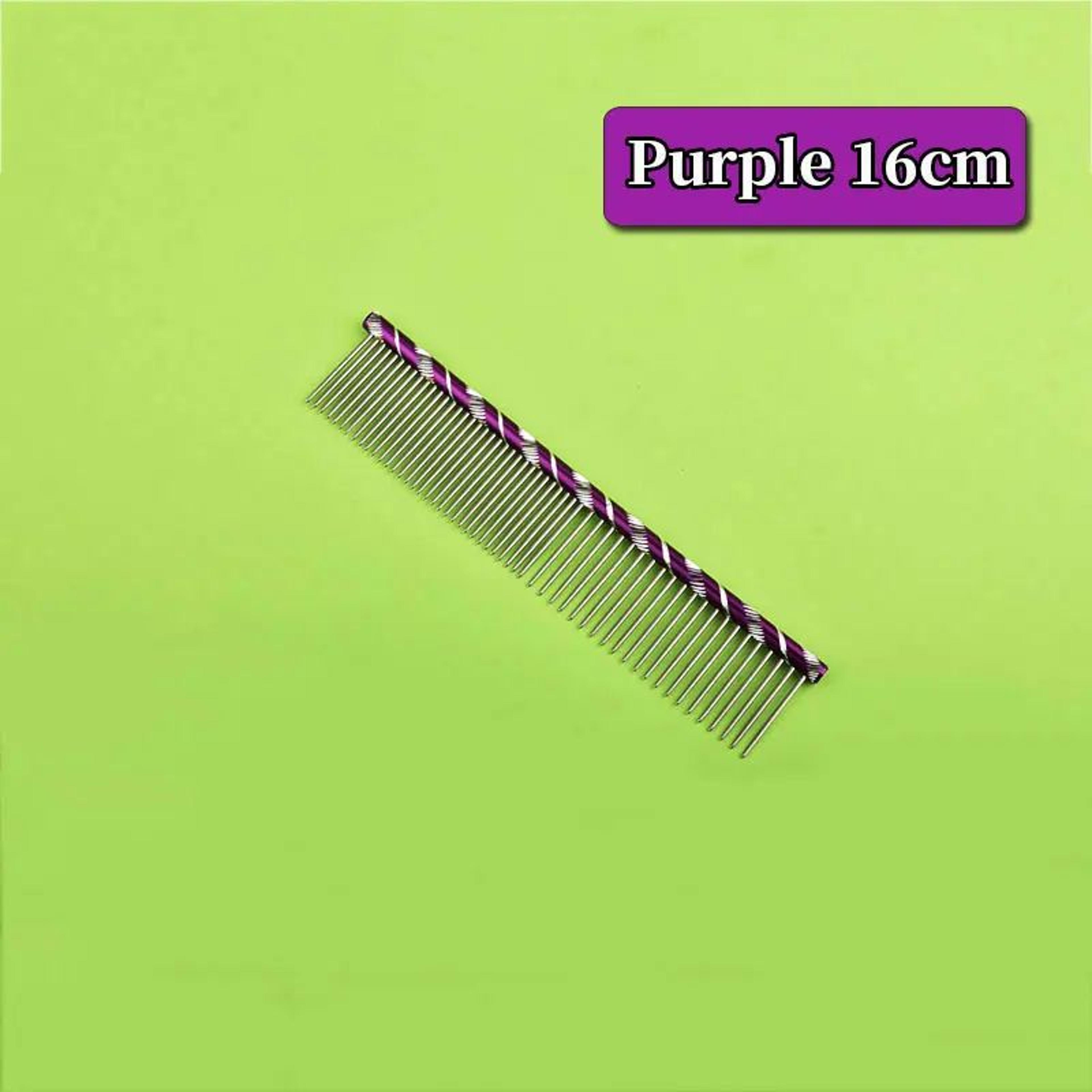 Stainless Steel Pet Grooming Comb  Lightweight Dog  Cat Deshedding Brush For Detangling Cleaning  C 21