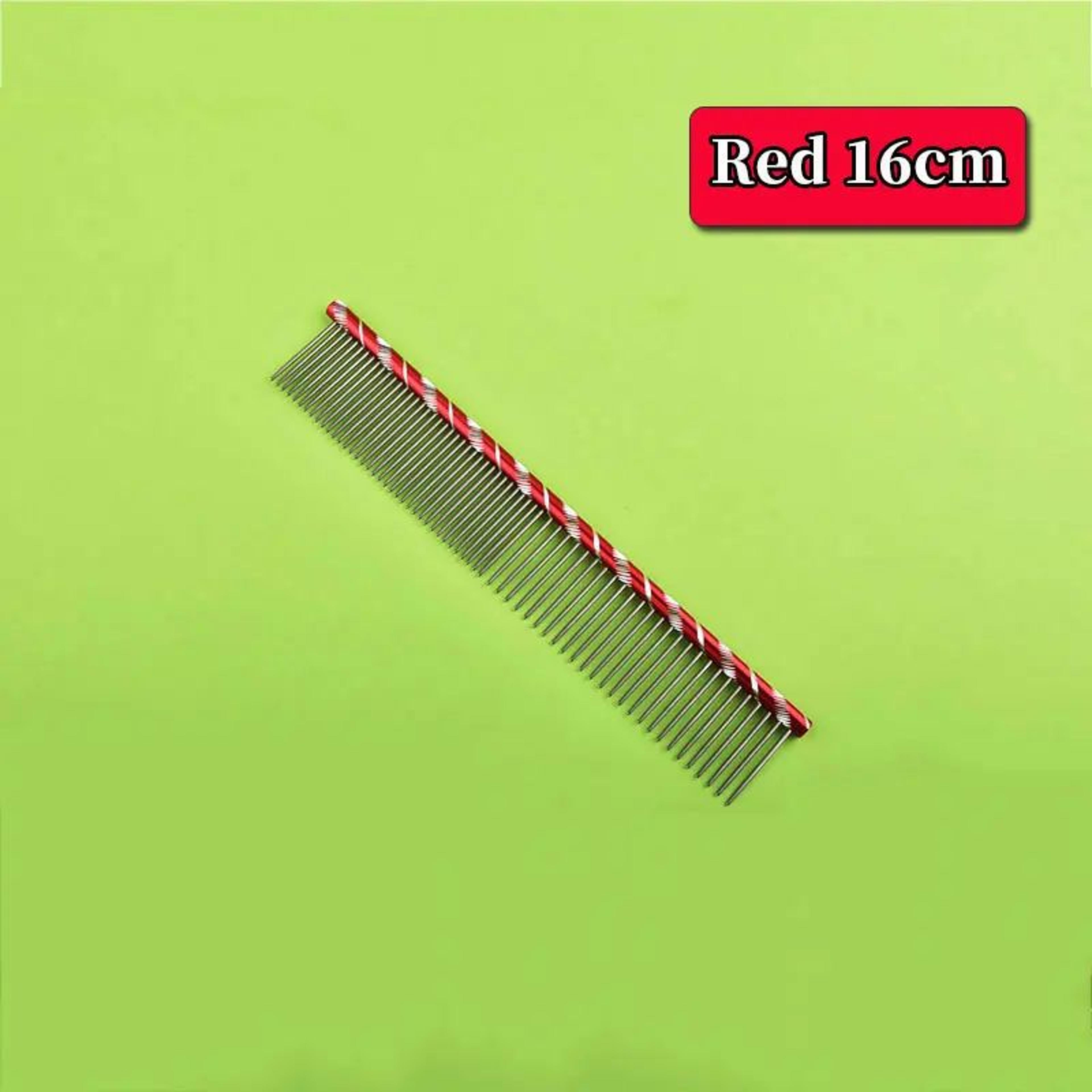 Stainless Steel Pet Grooming Comb  Lightweight Dog  Cat Deshedding Brush For Detangling Cleaning  C 25