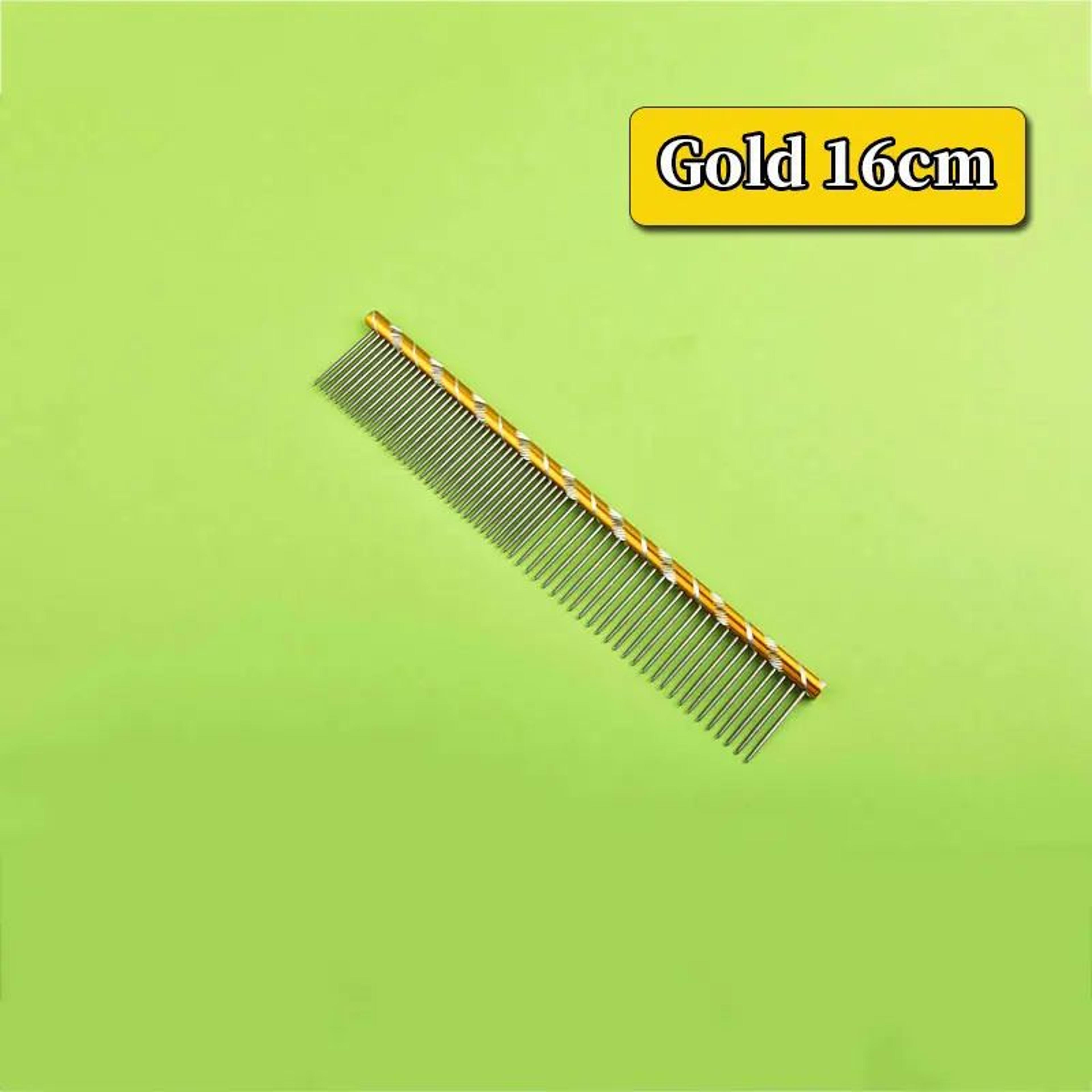 Stainless Steel Pet Grooming Comb  Lightweight Dog  Cat Deshedding Brush For Detangling Cleaning  C 29