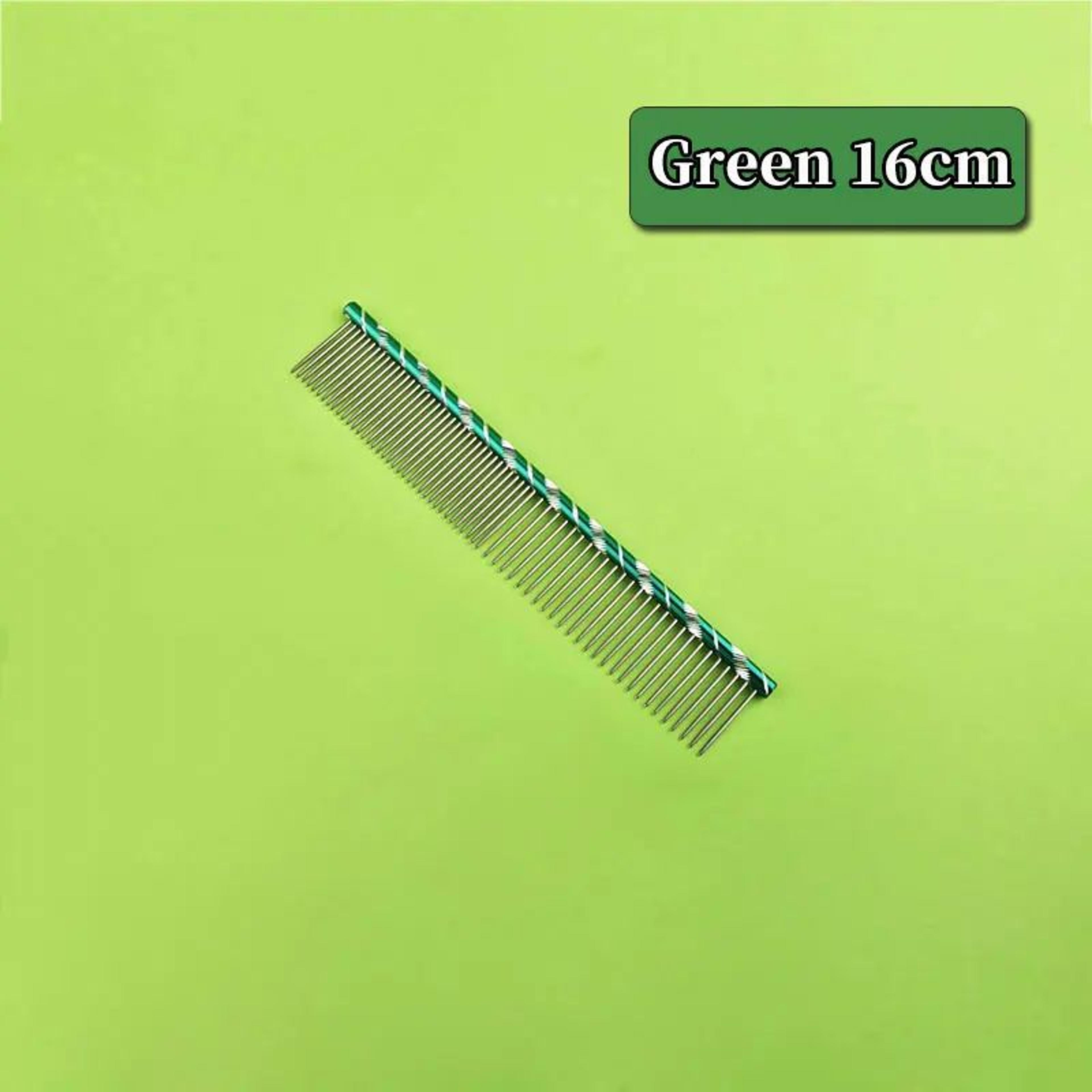 Stainless Steel Pet Grooming Comb  Lightweight Dog  Cat Deshedding Brush For Detangling Cleaning  C 17