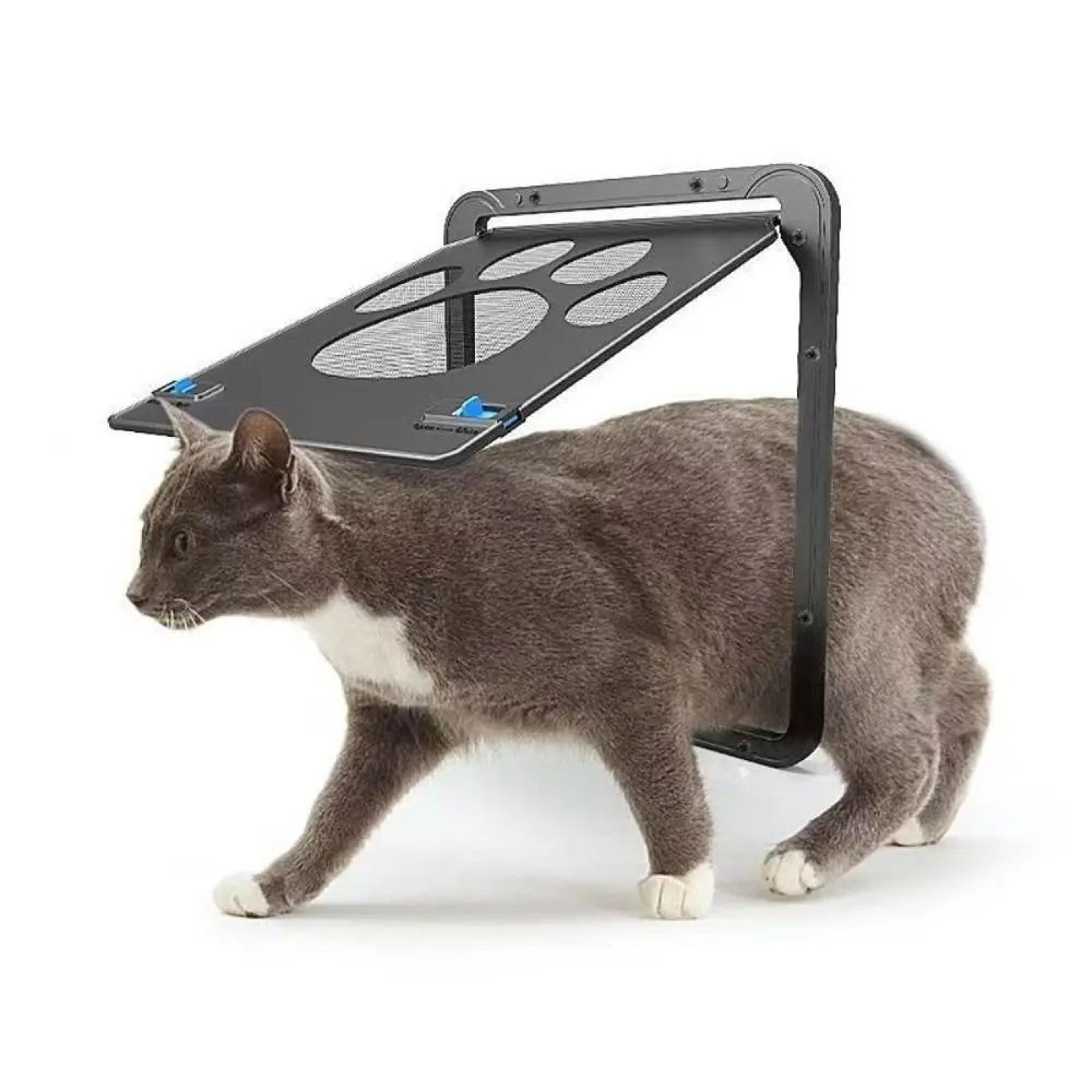 Magnetic Lockable Pet Screen Door  Weatherproof Automatic Closing Dog  Cat Flap Door For Screen Doo 1
