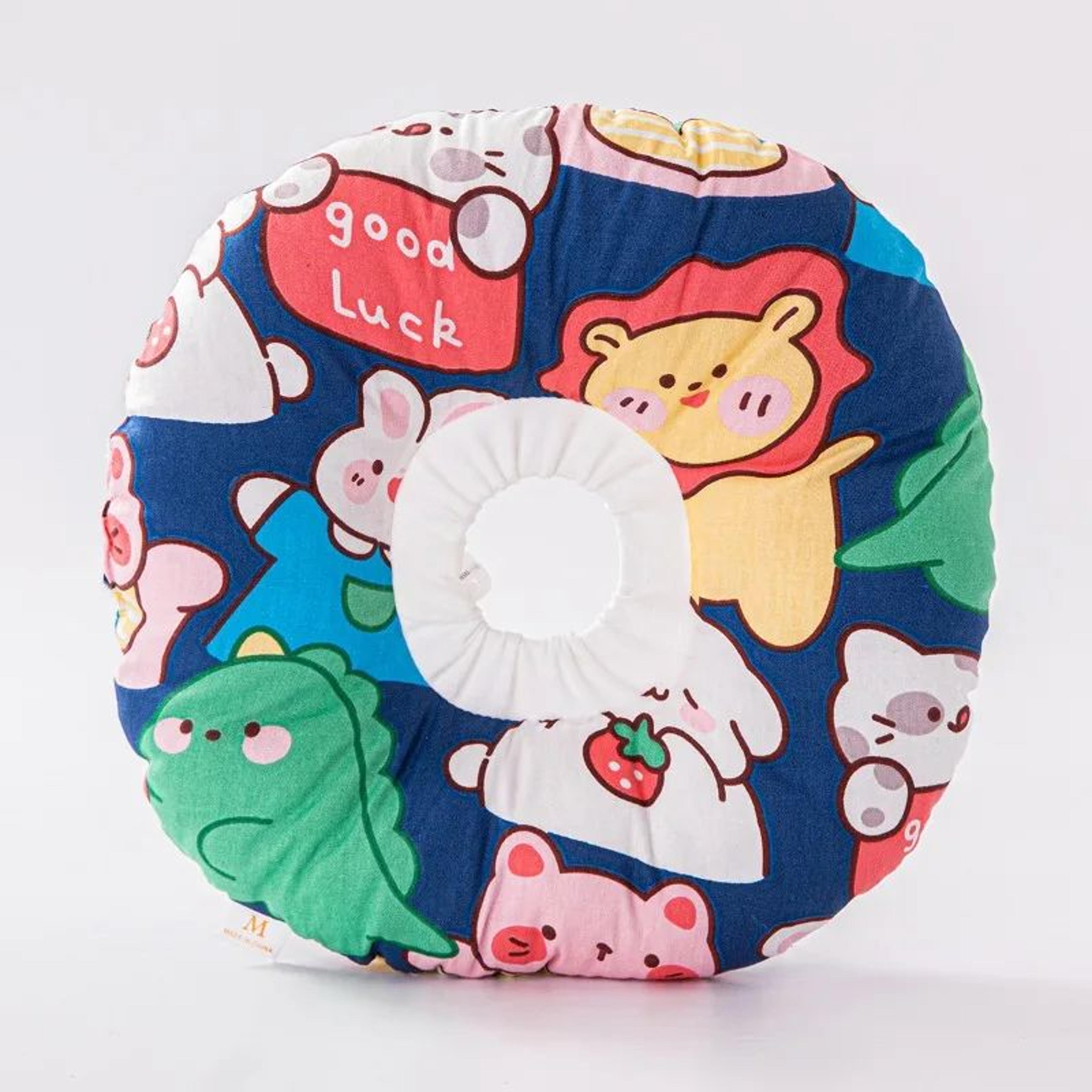 Soft Adjustable Recovery Collar For Cats  Dogs  PP Cotton Protective ECollar For PostSurgery Healin 24
