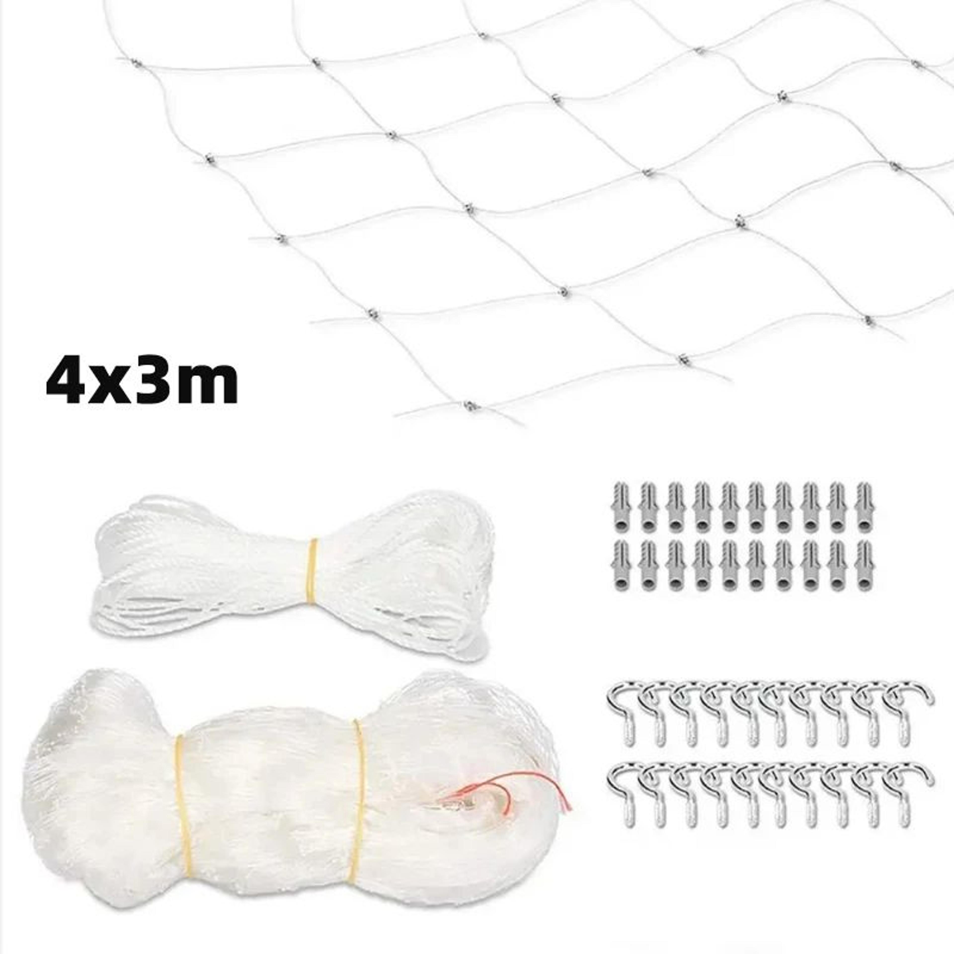 Transparent Pet Safety Netting  Nylon Balcony  Window Protection Net For Cats Birds  Small Pets 6