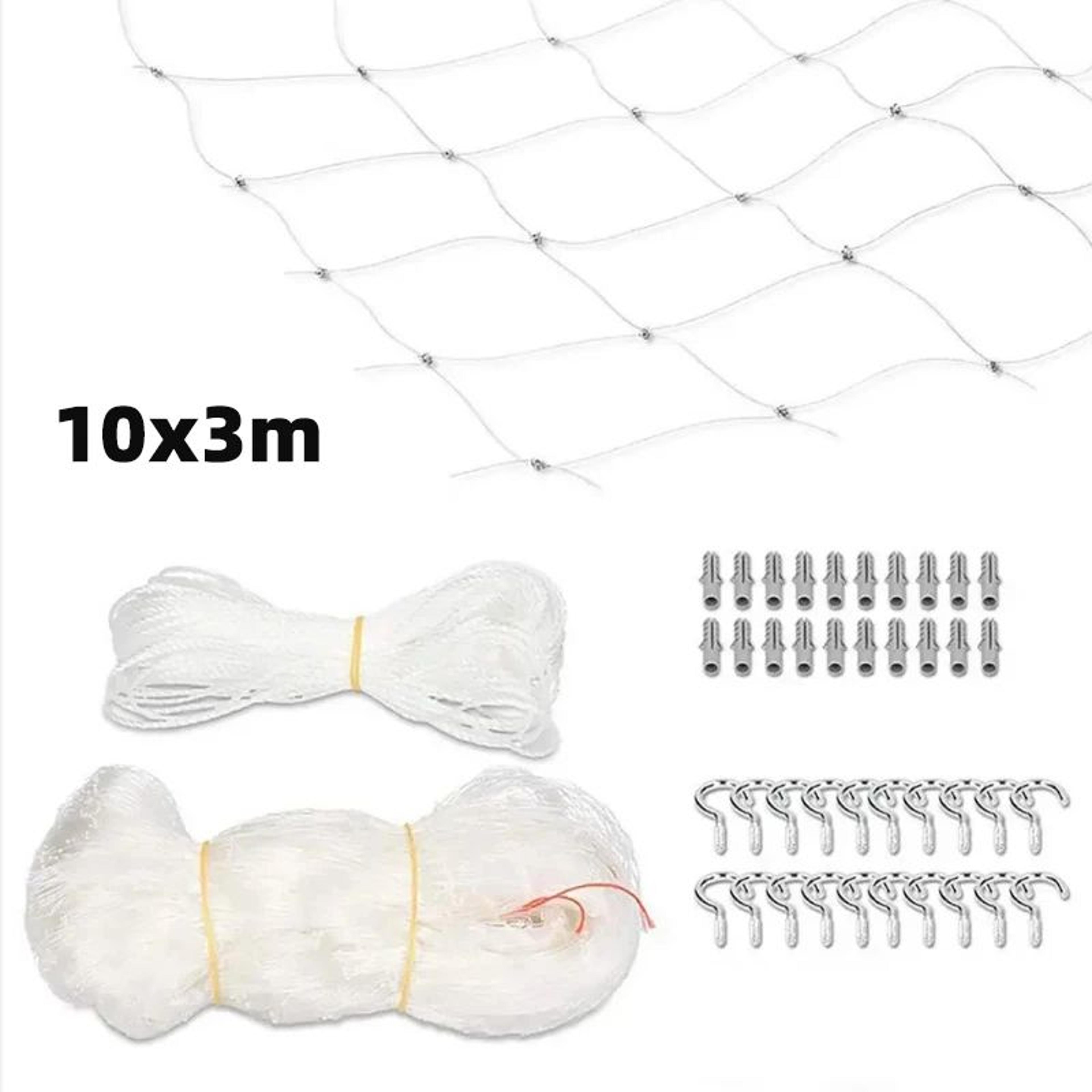 Transparent Pet Safety Netting  Nylon Balcony  Window Protection Net For Cats Birds  Small Pets 9