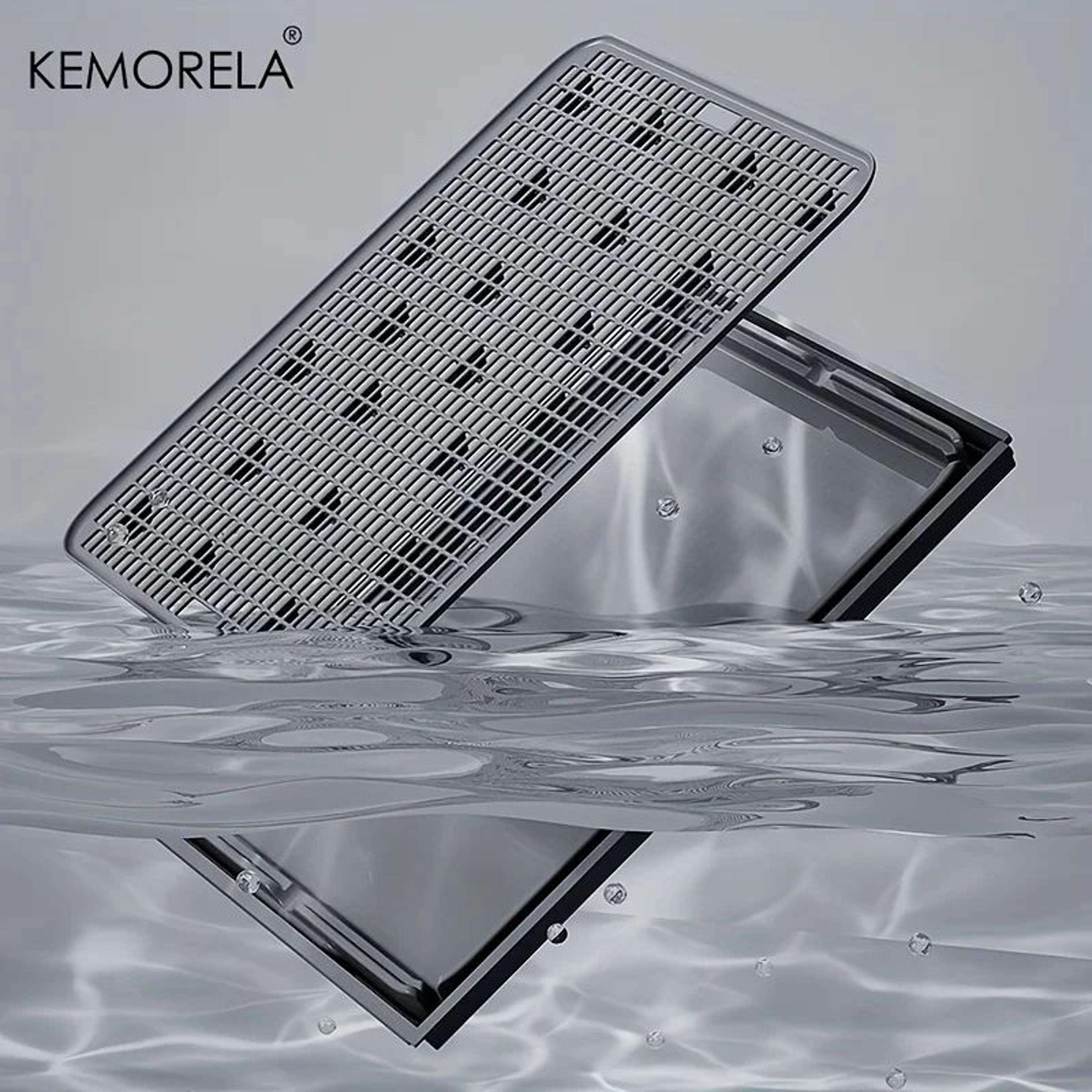 KEMORELA XL Stainless Steel Cat Litter Box With Lid  Enclosed HighSided LeakProof Odor Control Litt 3