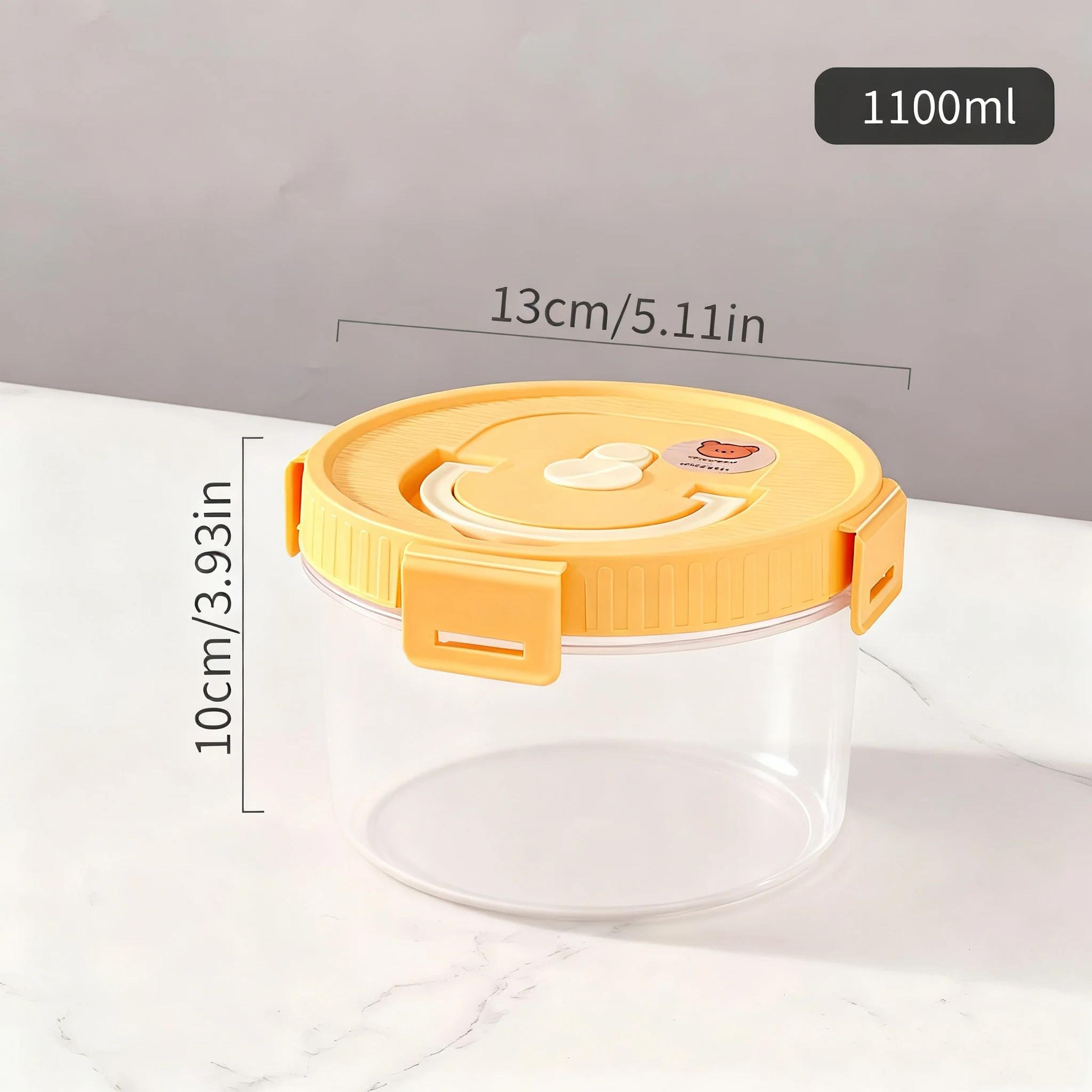 Airtight Pasta Storage Container With Handle  MoistureProof Spaghetti  Noodle Organizer Canister 17