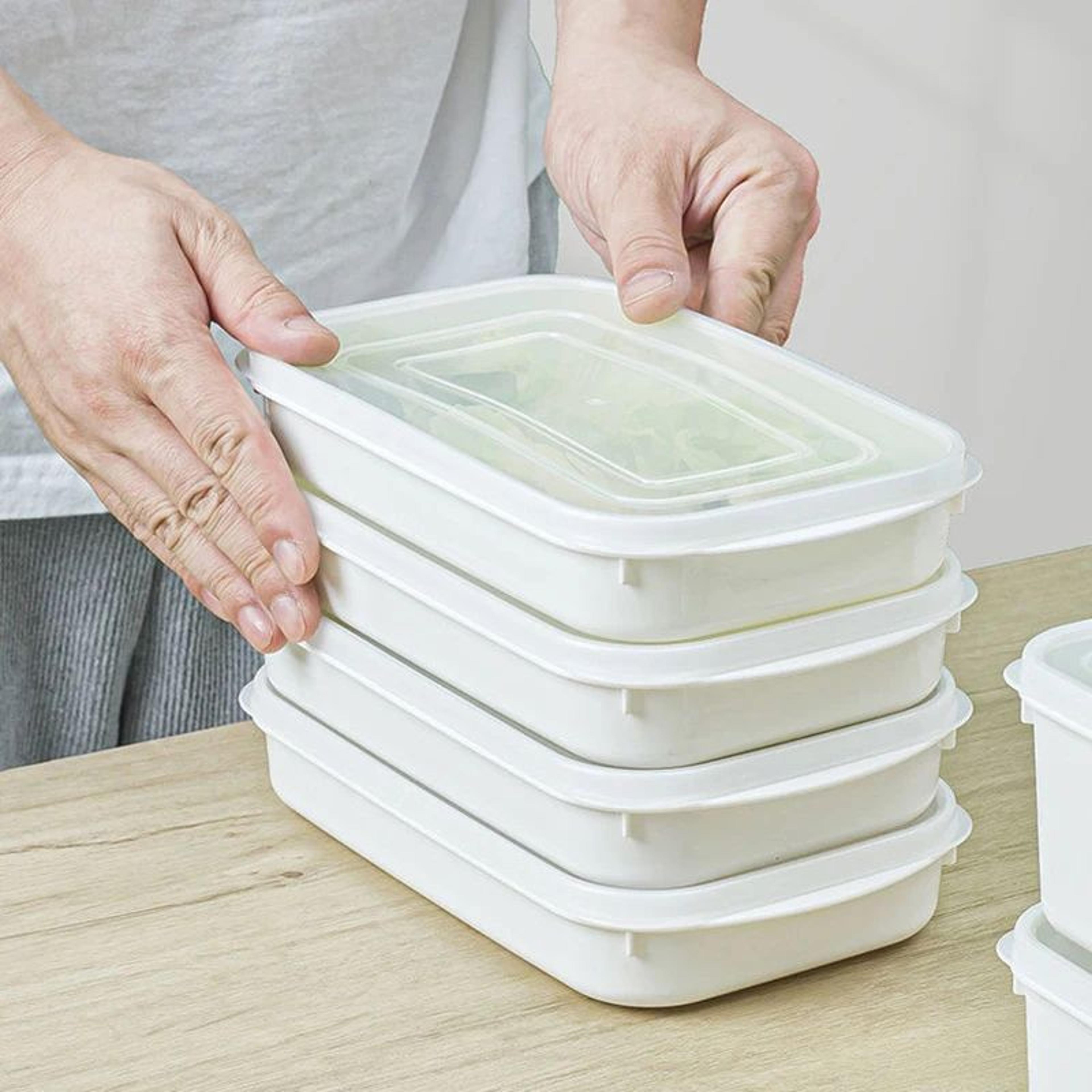 FoodGrade Divided Refrigerator Storage Container  Fresh Produce  Meat Preservation Box For Fridge O 0