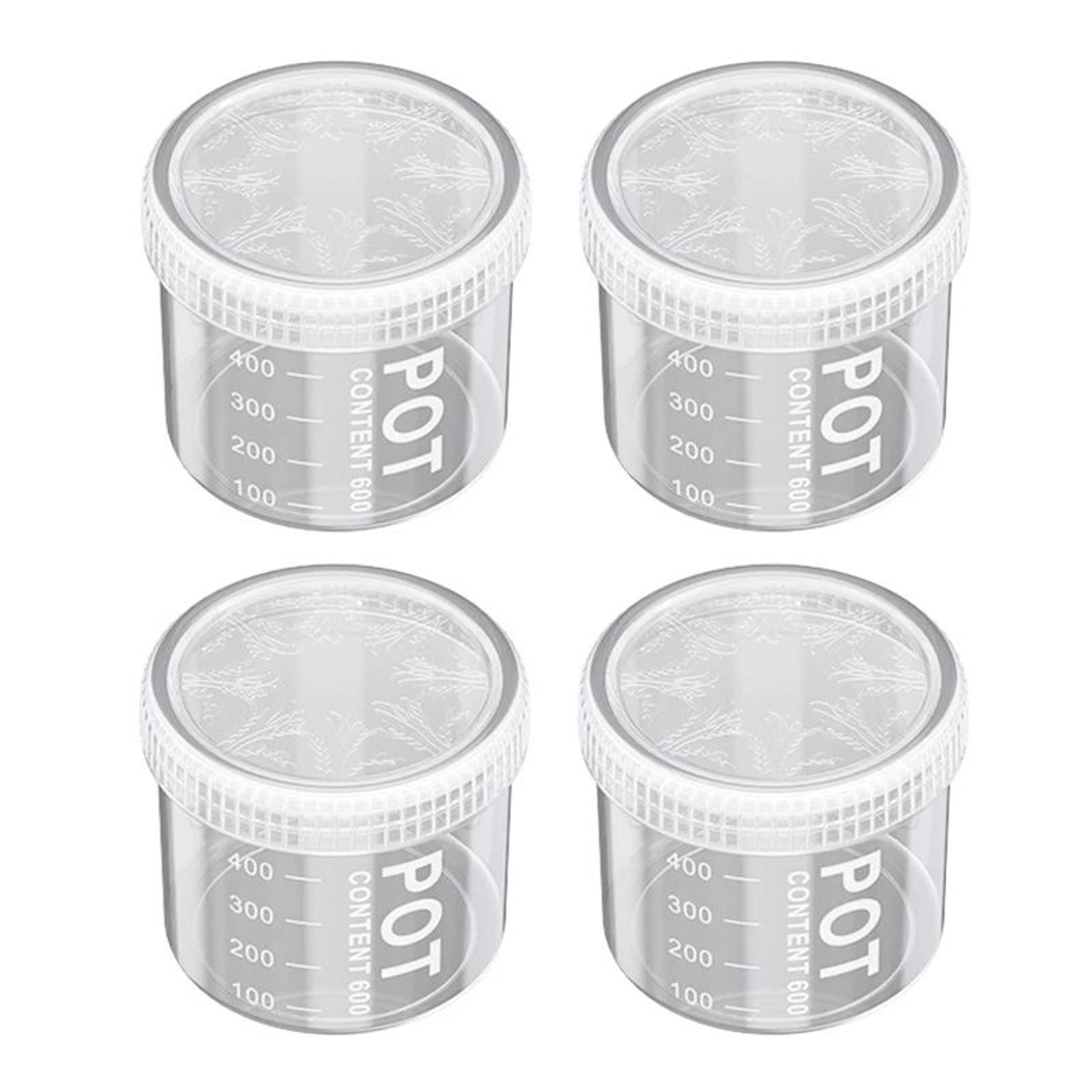 Airtight Grain Storage Container With Measurement Marks  PP Kitchen Pantry  Refrigerator Organizer 6