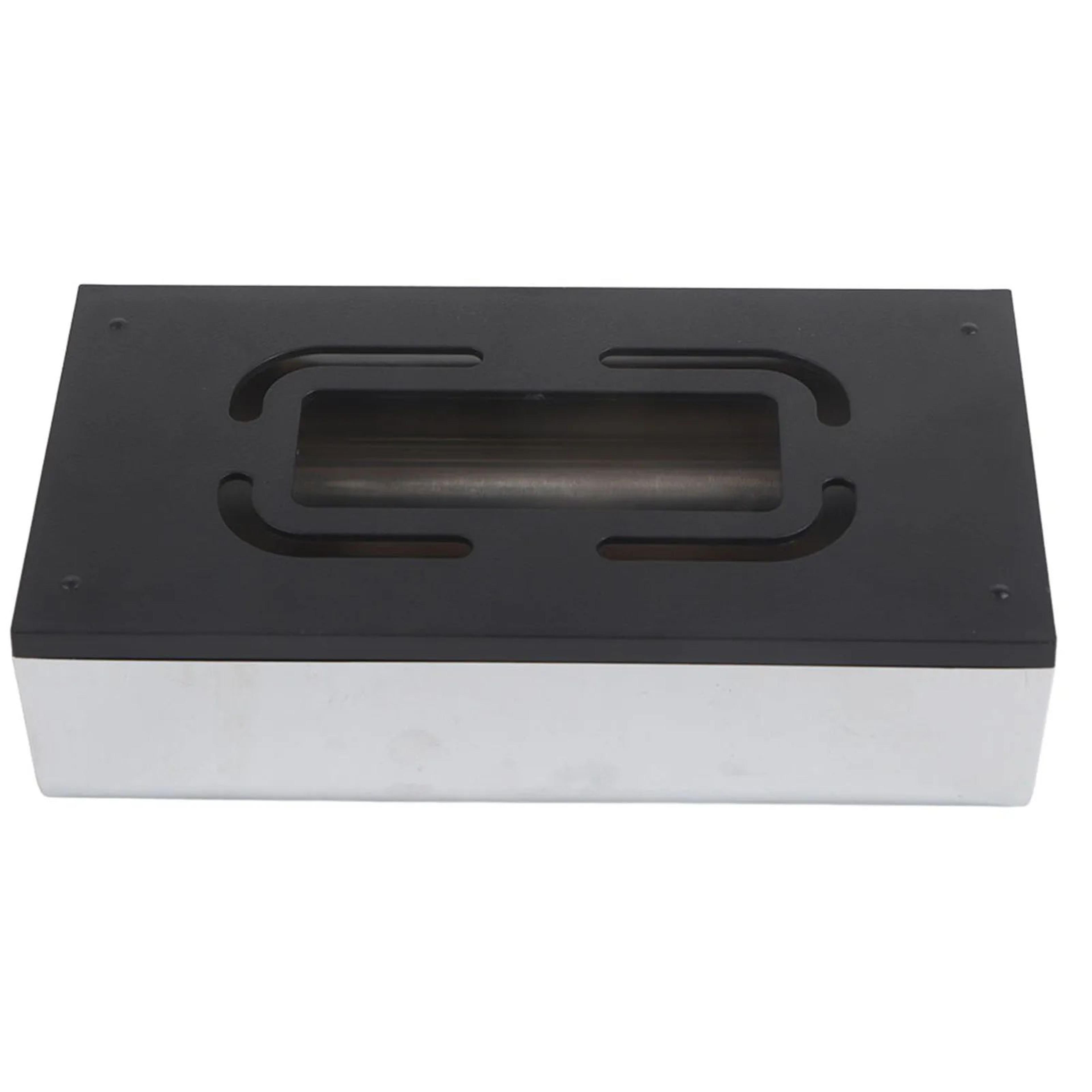 Electroplated Plastic Tissue Box Cover  Modern Napkin  Tissue Storage Organizer 4