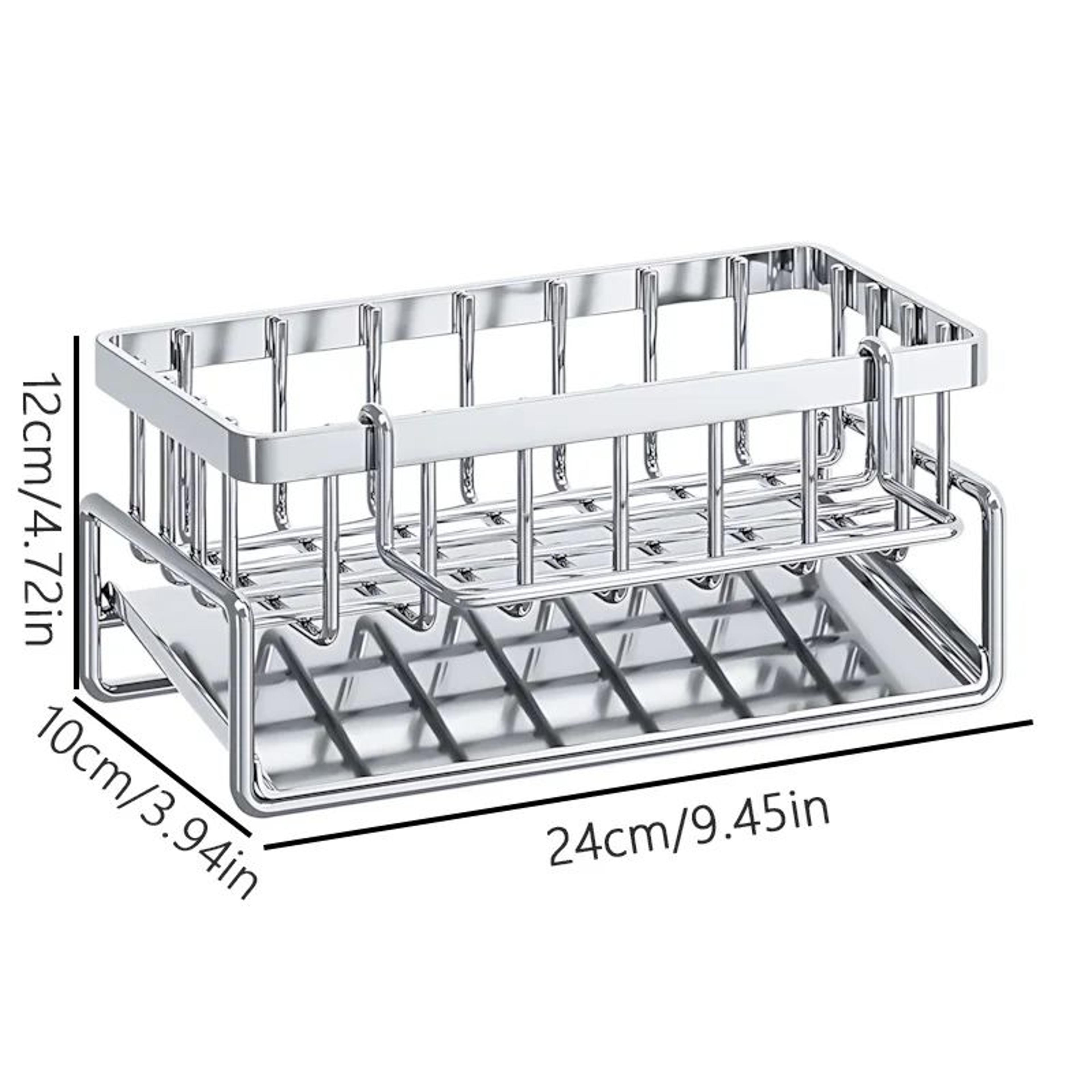 Stainless Steel OvertheSink Drying Rack  Large Capacity RustResistant Kitchen Organizer 4