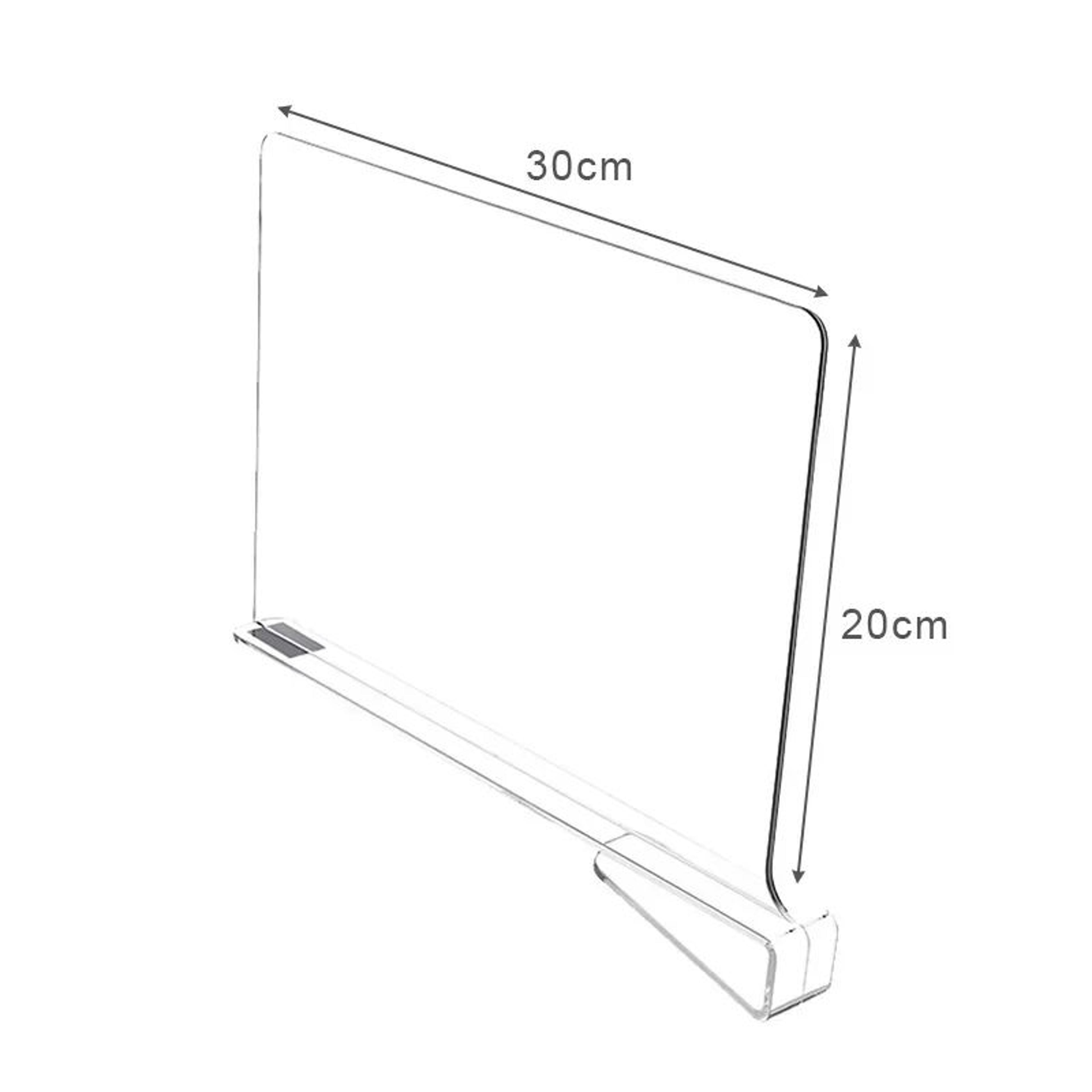 Transparent Closet Shelf Divider  Clear Wardrobe Organizer Baffle For Clothes Cabinets  Bookcases 5