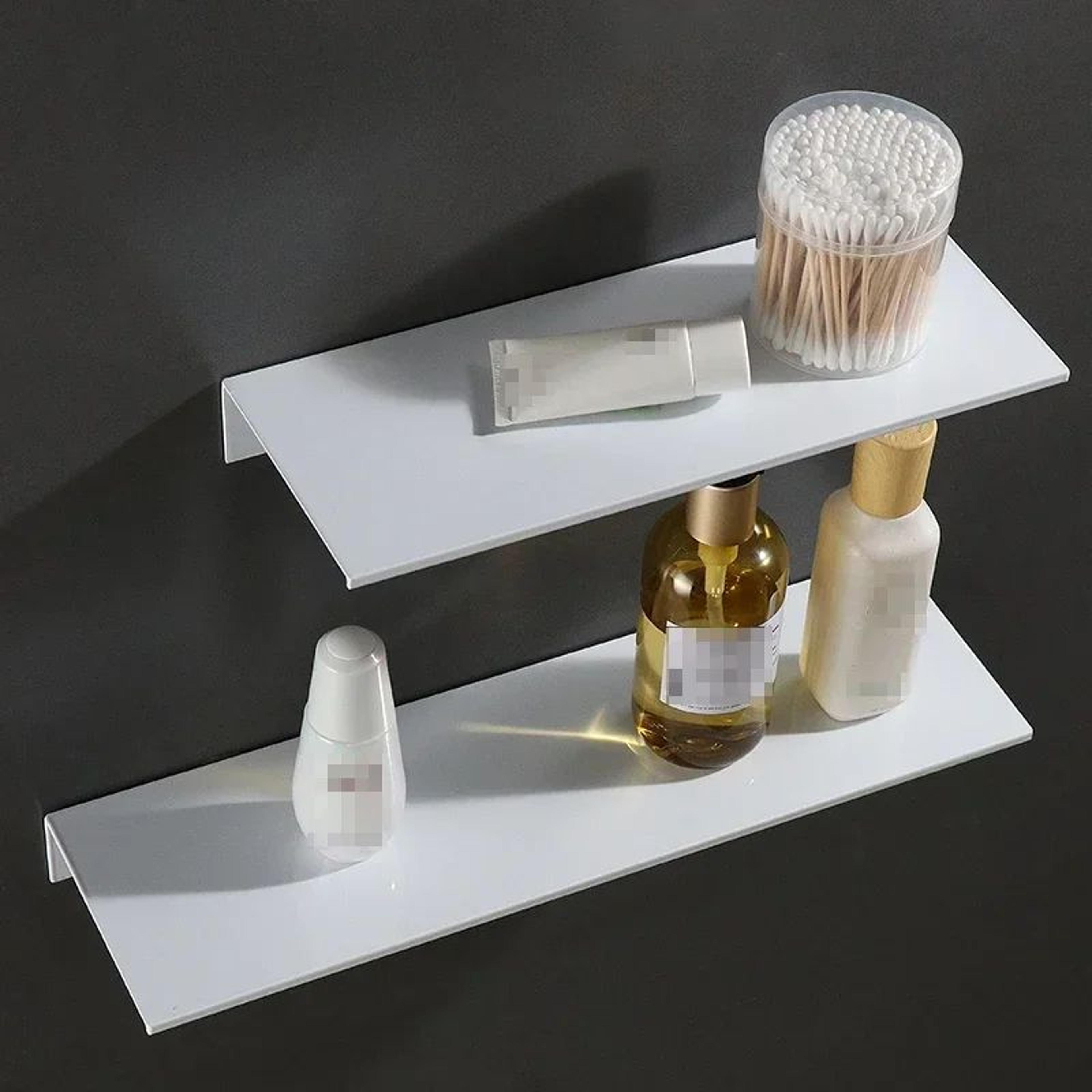 NoDrill Wall Storage Rack  SelfAdhesive Shower Shelf Kitchen  Bathroom SpaceSaving Organizer 1