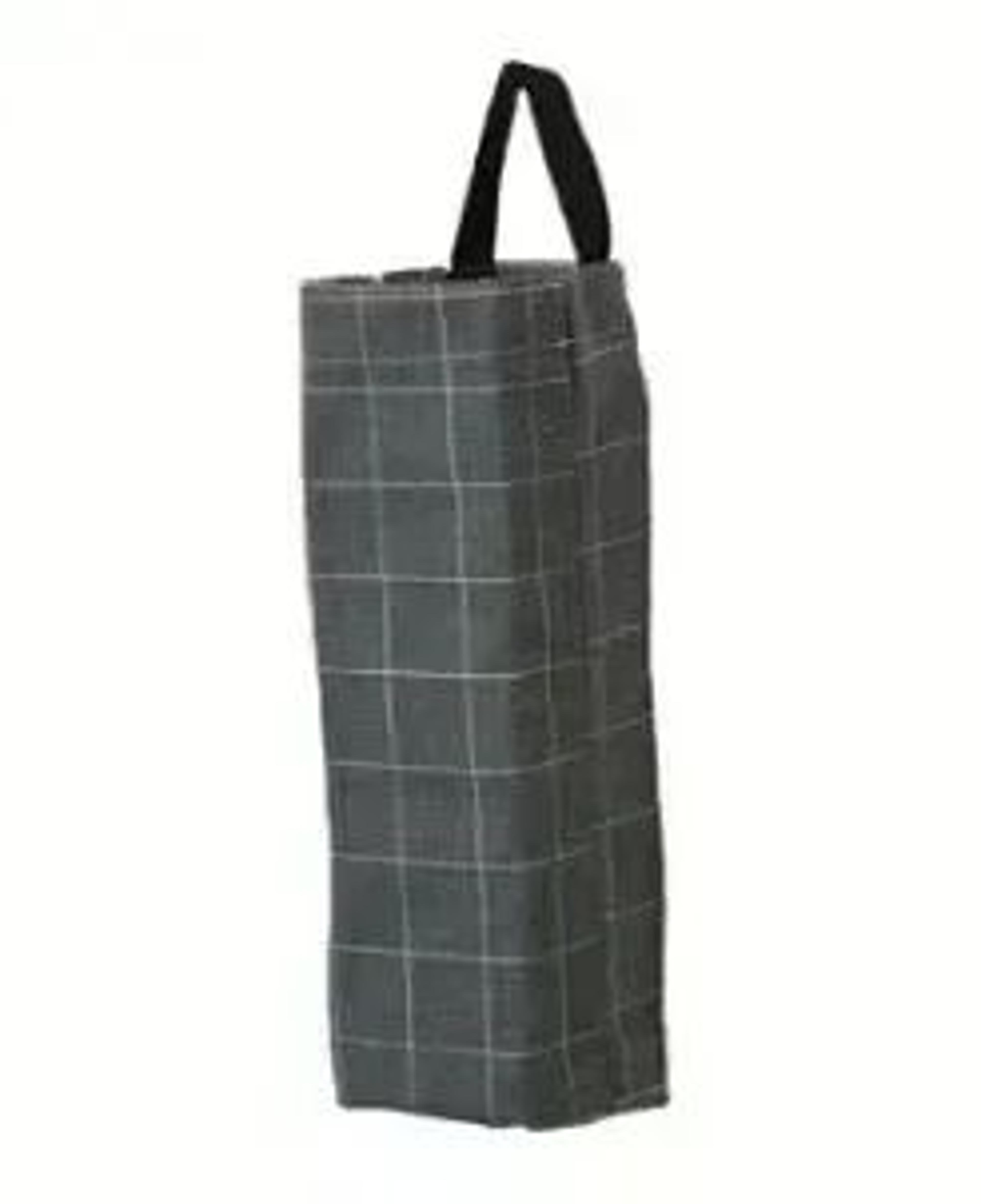 Canvas Plastic Bag Holder  Hanging Grocery Bag Dispenser Kitchen Wall Storage Organizer 12