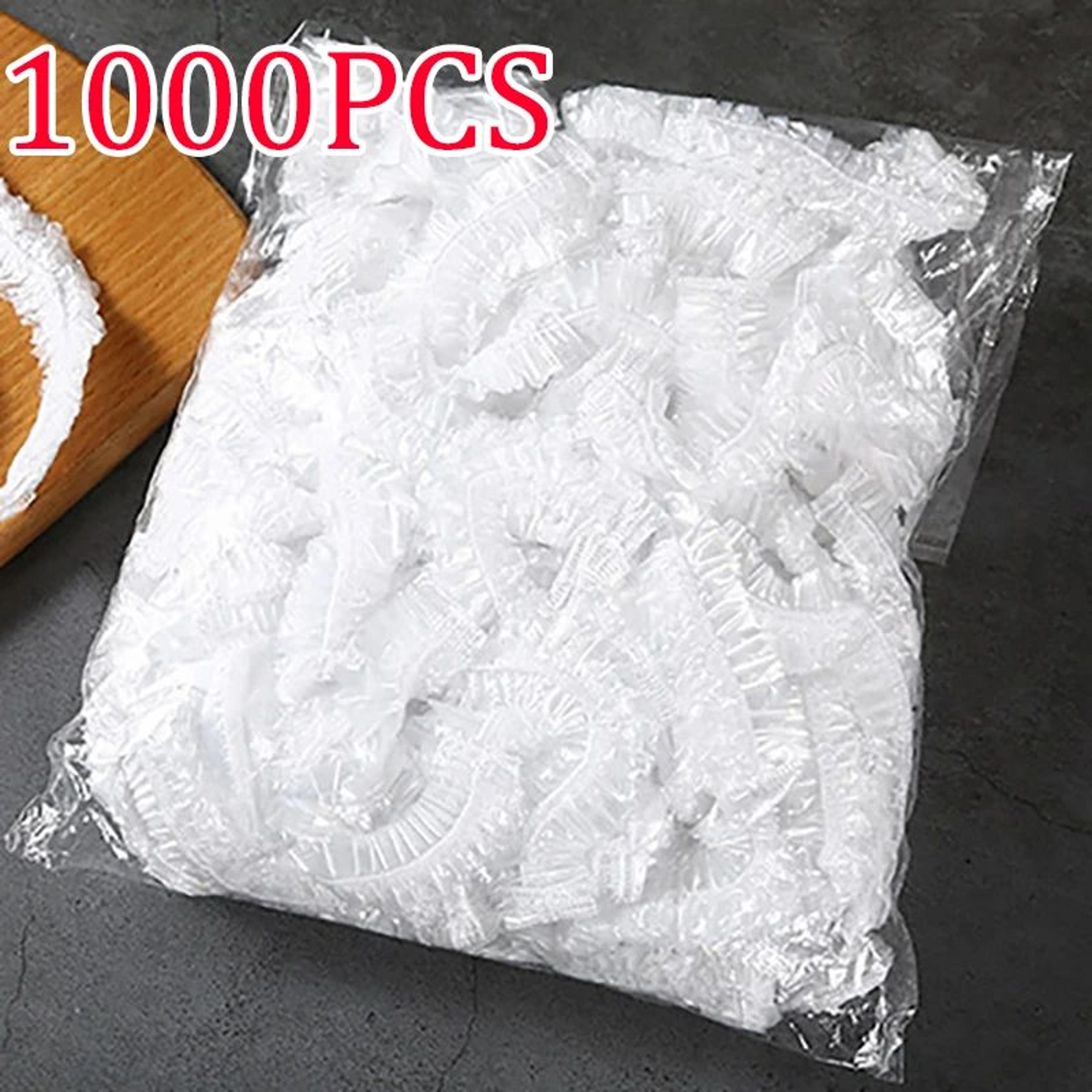 Disposable Elastic Food Covers  Food Grade Plastic Bowl Covers Fresh Food Storage Lids  DustProof W 12