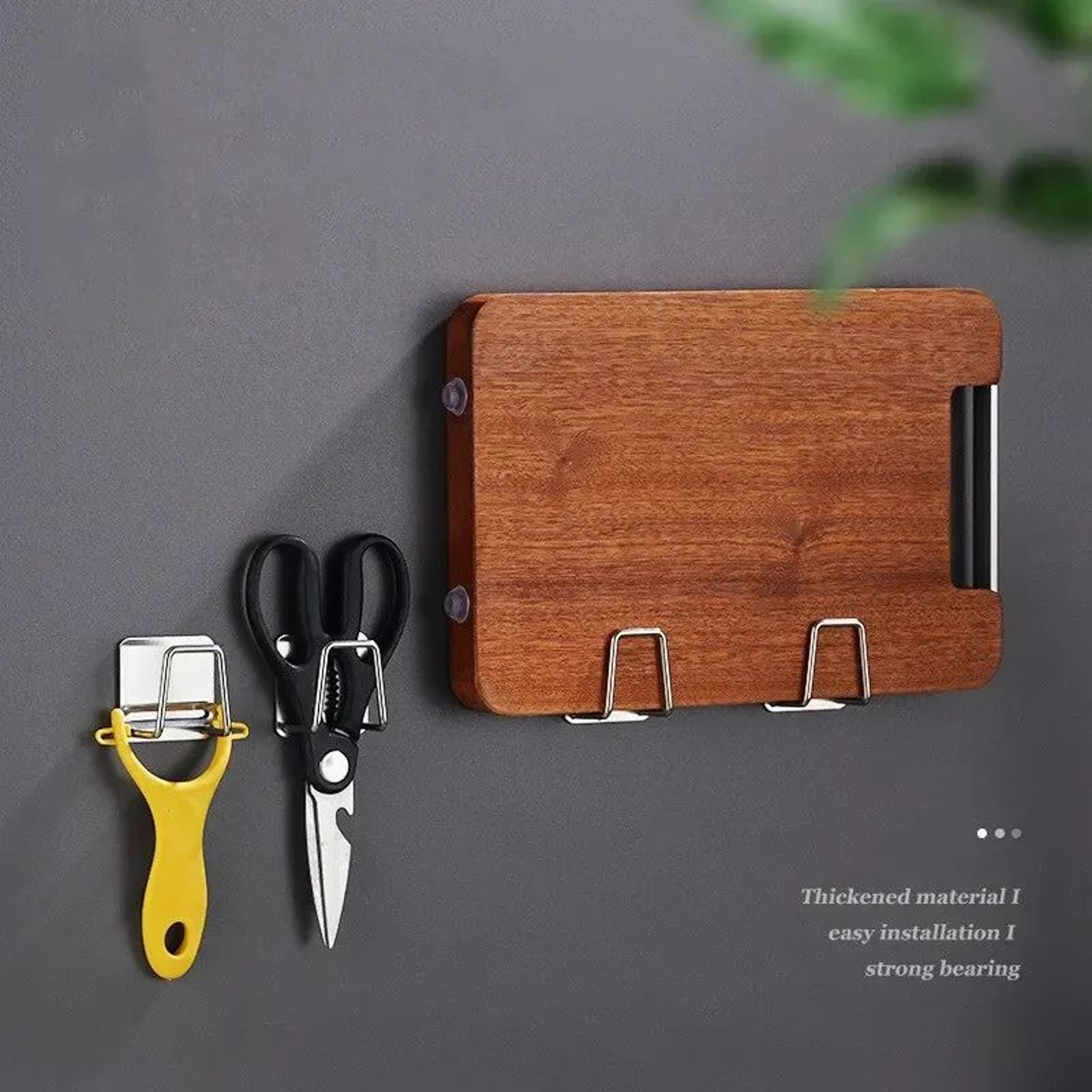 SelfAdhesive Metal Sink Sponge Holder  Kitchen  Bathroom WallMount Storage Rack Organizer 3