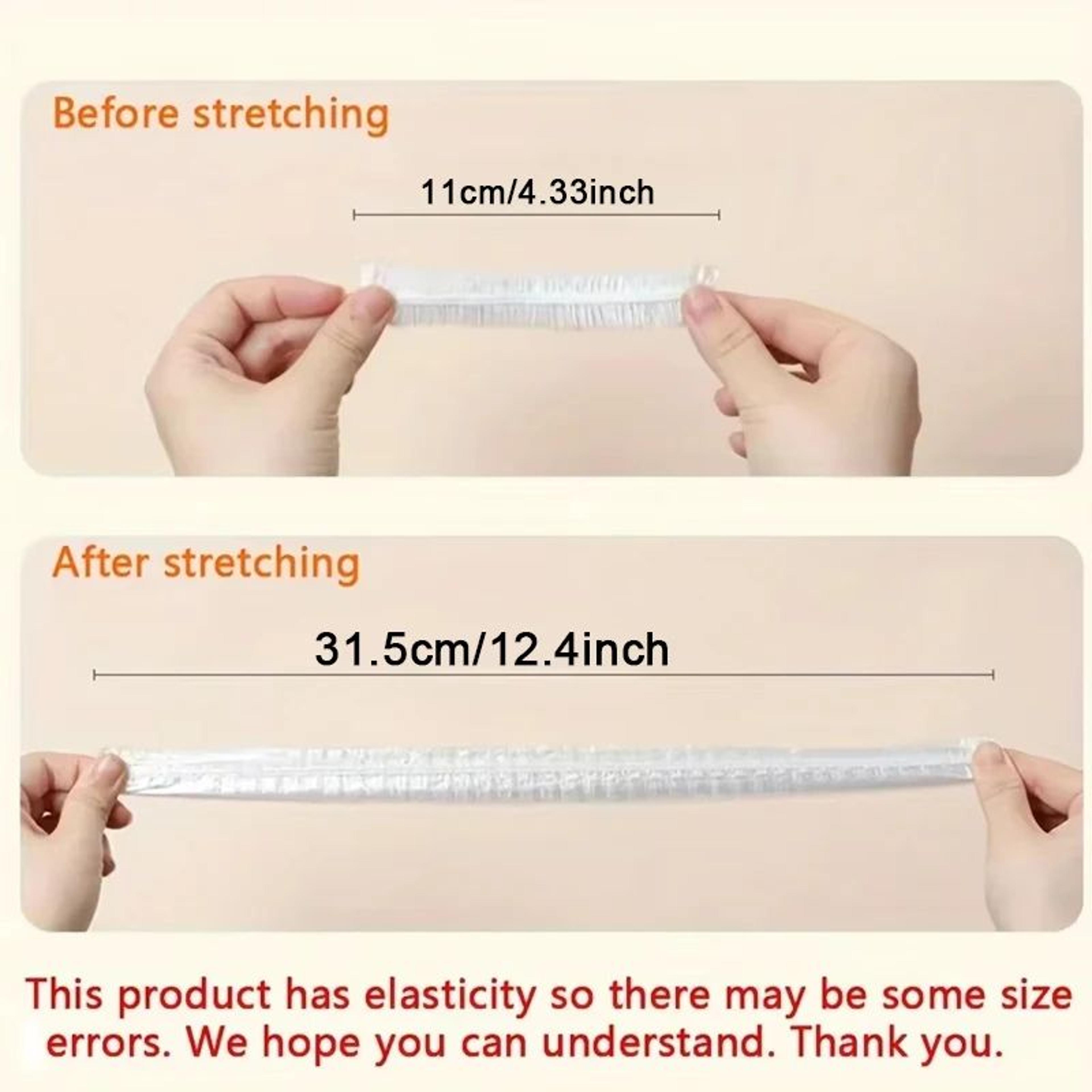 Reusable Elastic Food Covers  Durable Stretch Plastic Wrap Bowl  Plate Covers Food Storage Lids Kit 5