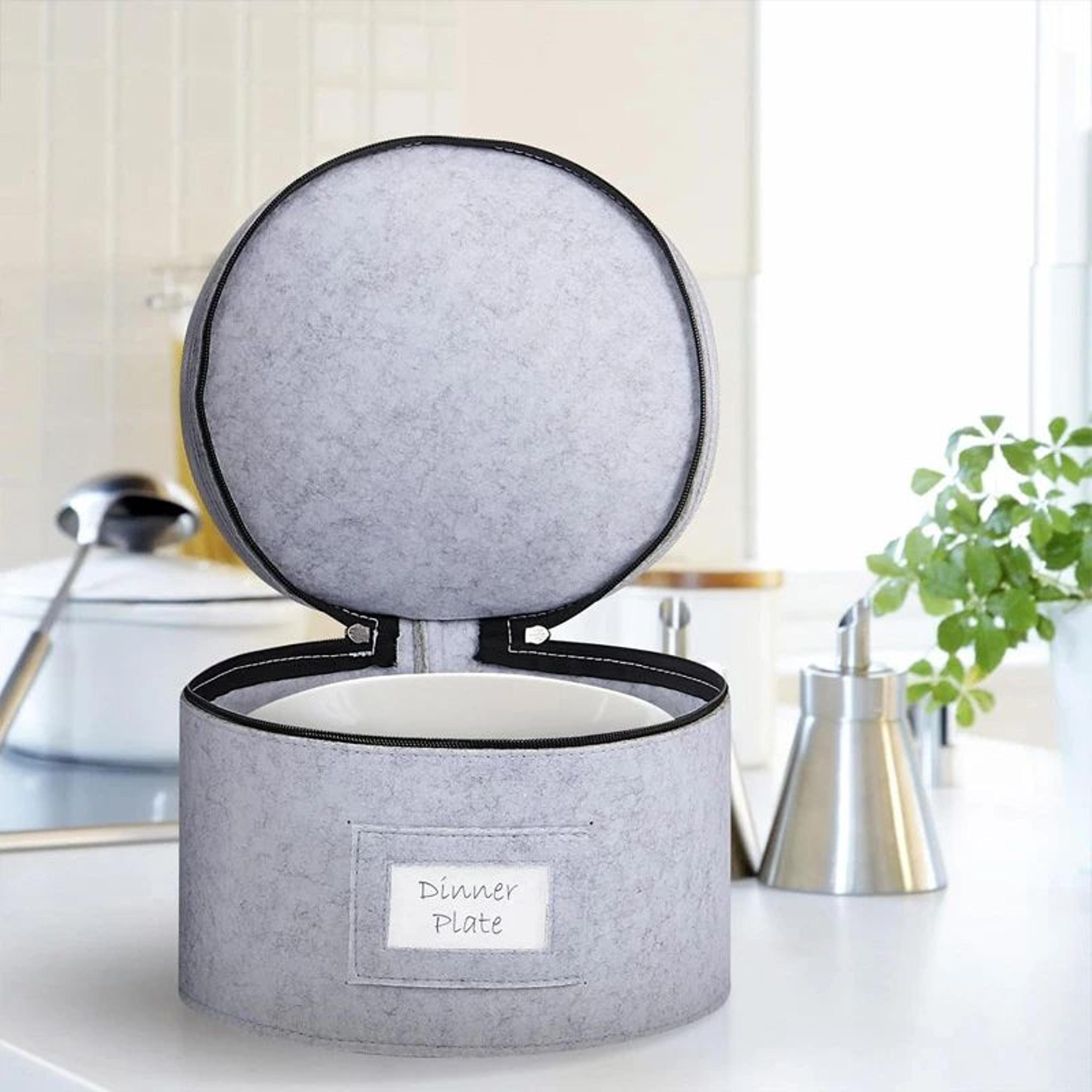 Felt Kitchen Storage Organizer  Portable Dish Cup Spoon  Tableware Holder Travel Storage Bag 1