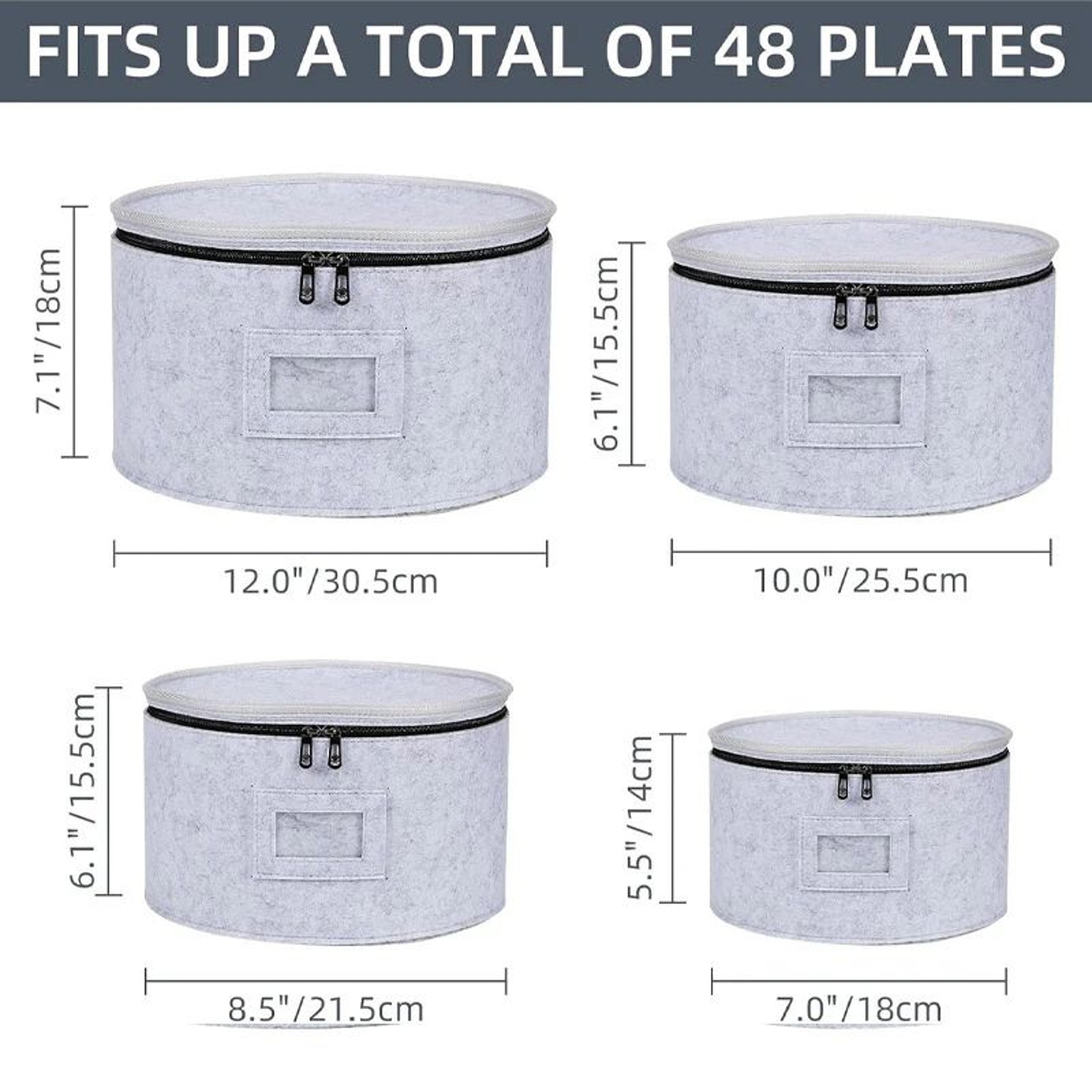 Felt Kitchen Storage Organizer  Portable Dish Cup Spoon  Tableware Holder Travel Storage Bag 5