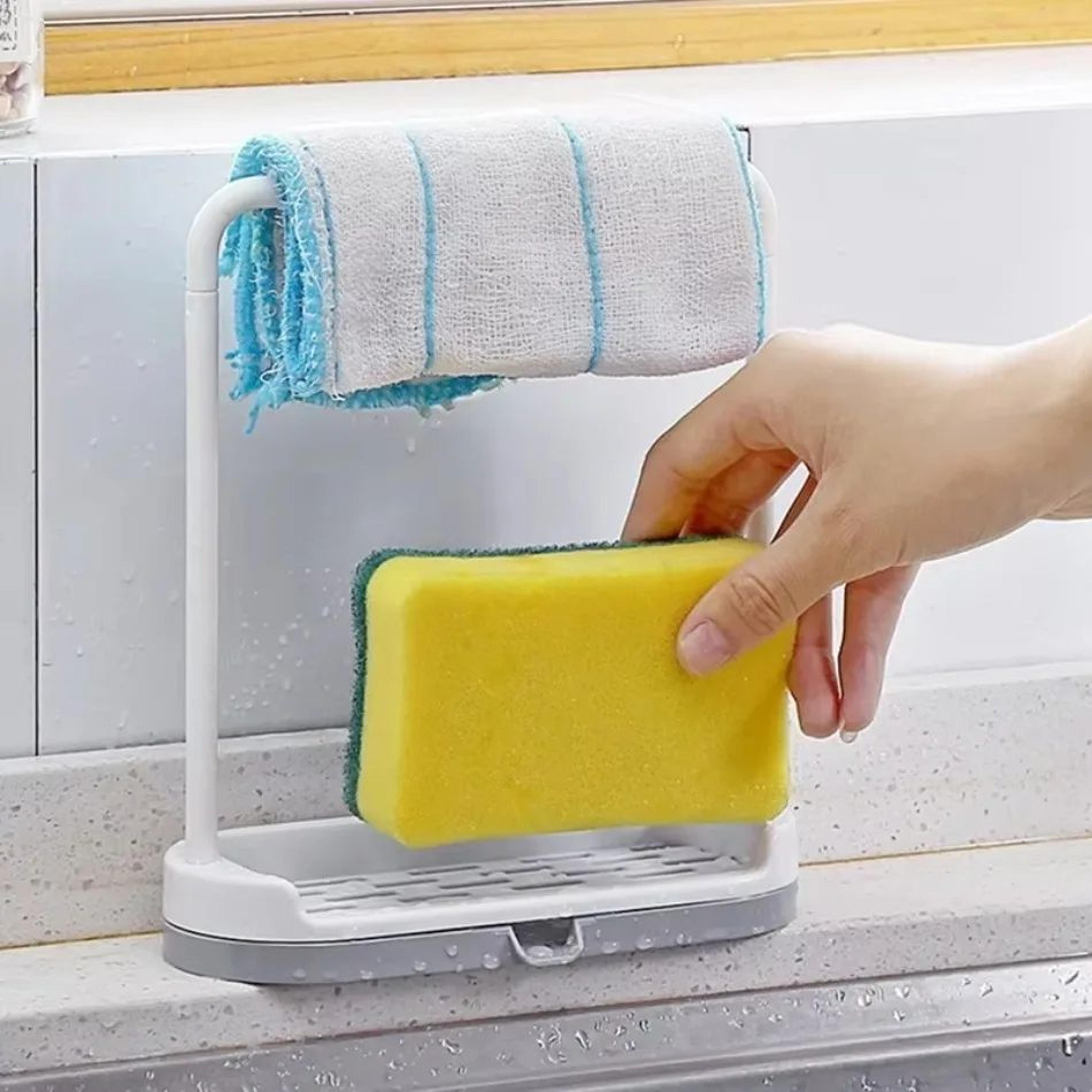 Kitchen Sink Organizer Rack  MultiPurpose Countertop Storage Shelf For Water Filter Dishwashing Clo 5
