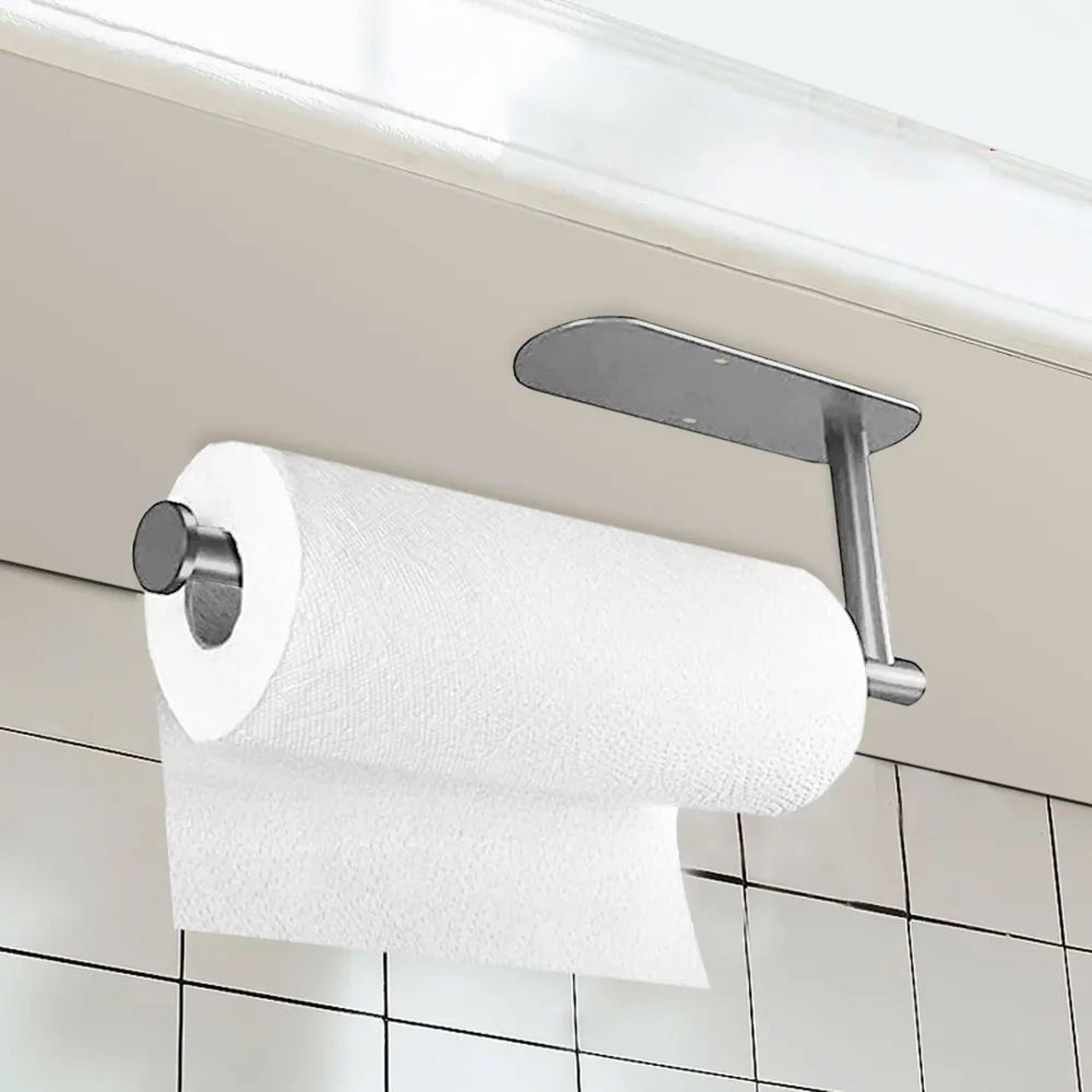 304 Stainless Steel Paper Towel Holder  SelfAdhesive WallMounted Kitchen Roll Holder For Paper Towe 1