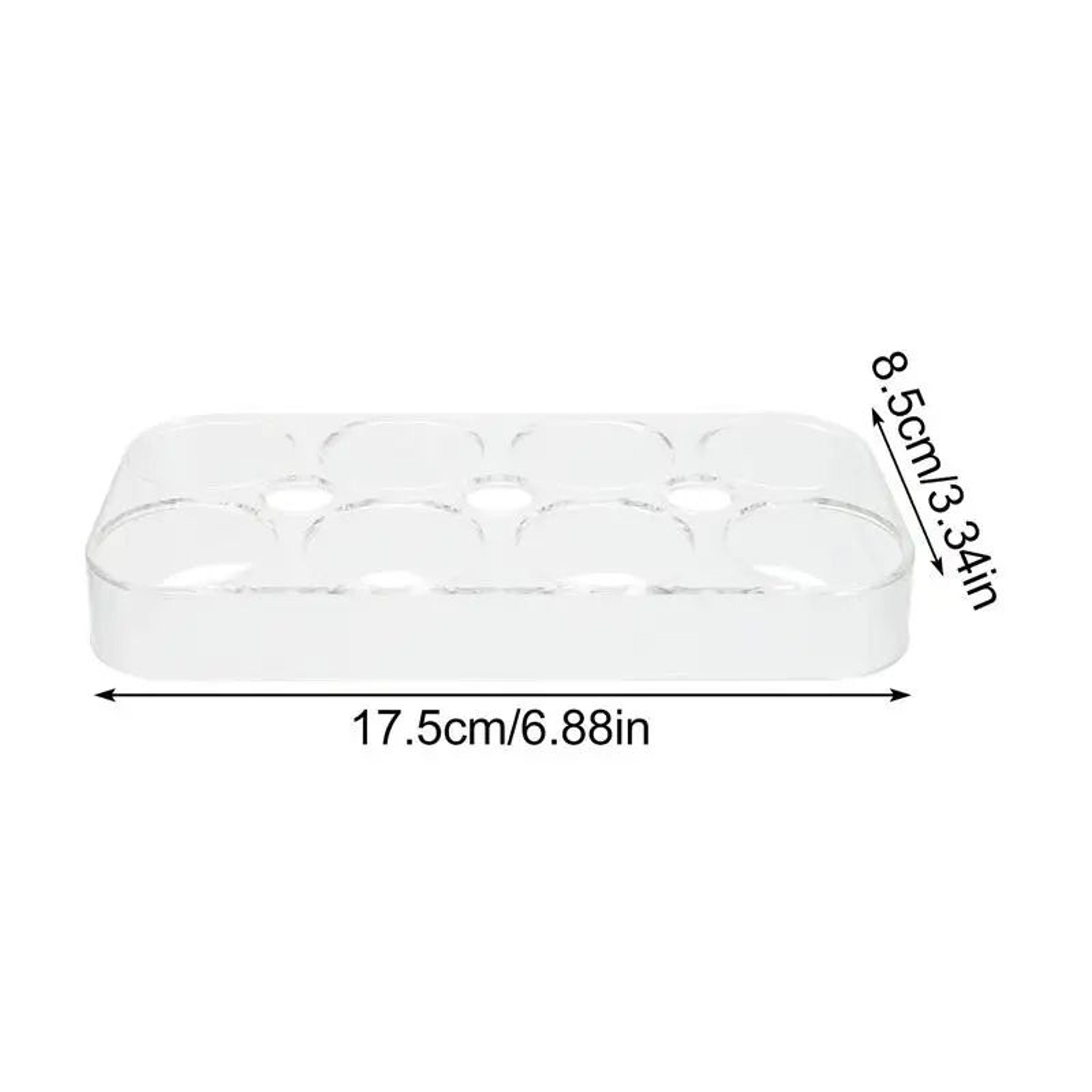 68Grid Egg Storage Container  PP Refrigerator Egg Holder Tray With Lid For Fresh Egg Organization   3