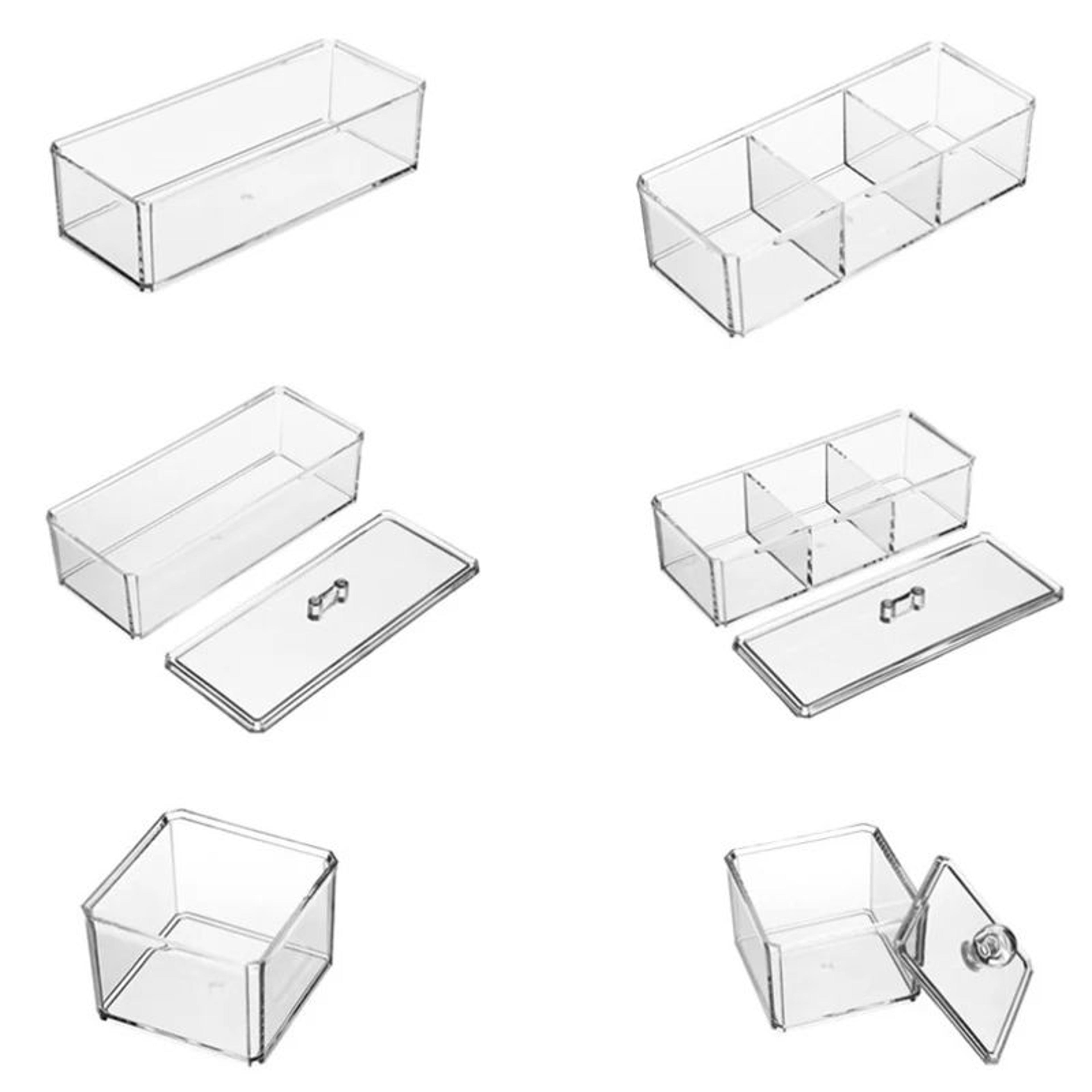 Acrylic Tea Bag Storage Box  Coffee Capsule Organizer Drawer With Lid For Tea Coffee Sugar  Kitchen 4
