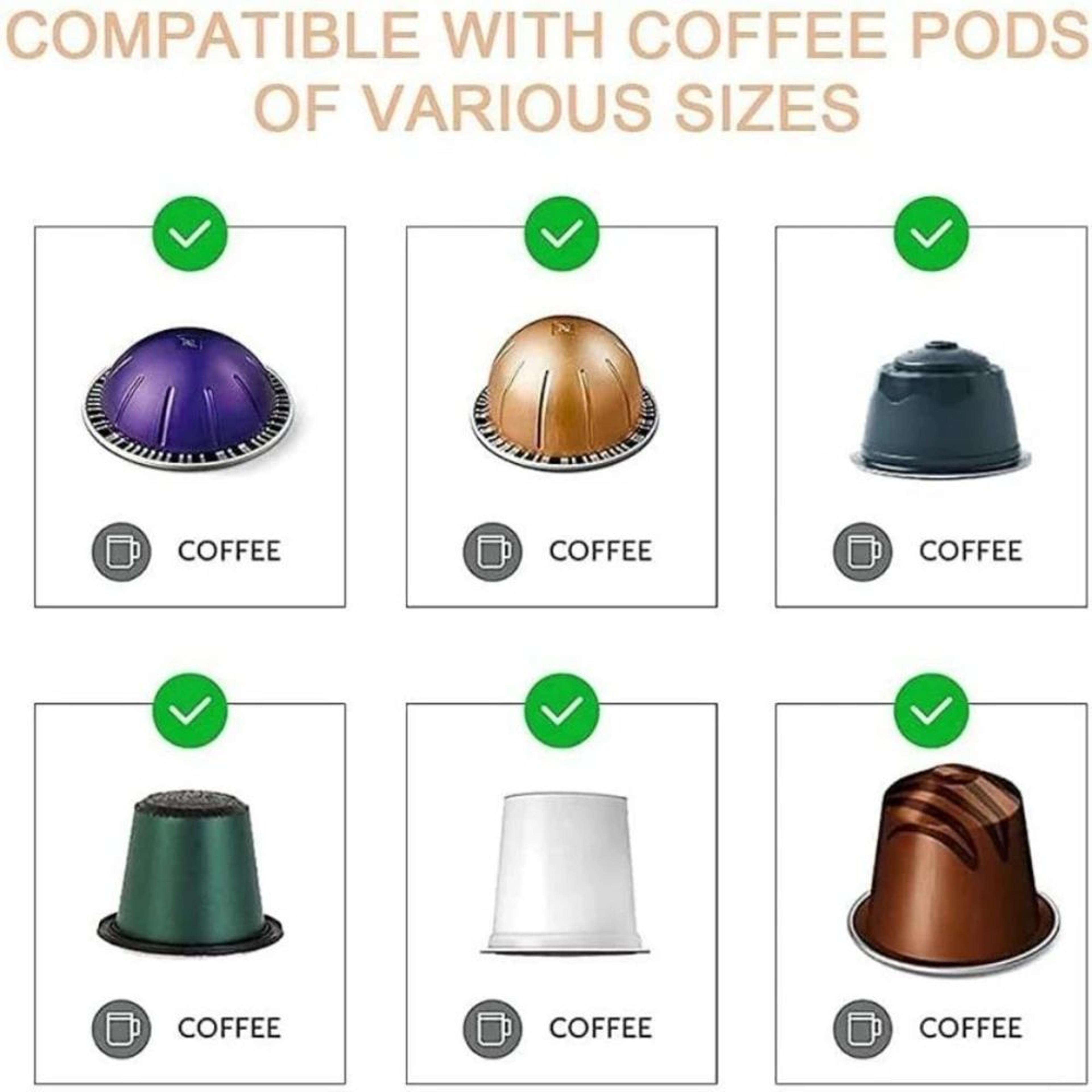 Universal Coffee Pod Holder  WallMounted Capsule Storage Rack For KCup Nespresso Dolce Gusto  Vertu 2