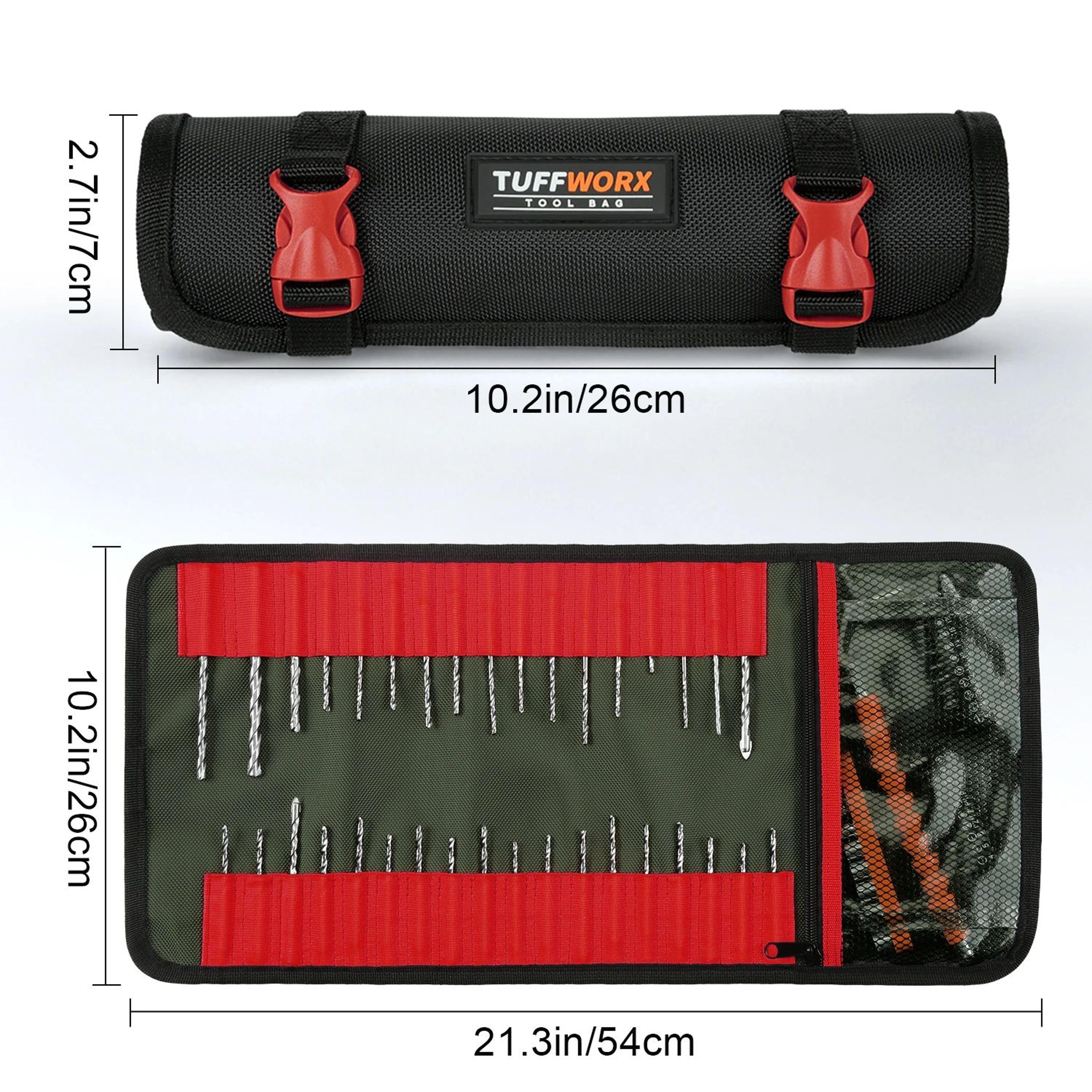 HeavyDuty Tool Roll Up Bag  Portable Foldable Oxford Cloth Tool Organizer For Men Mechanics  Electr 7