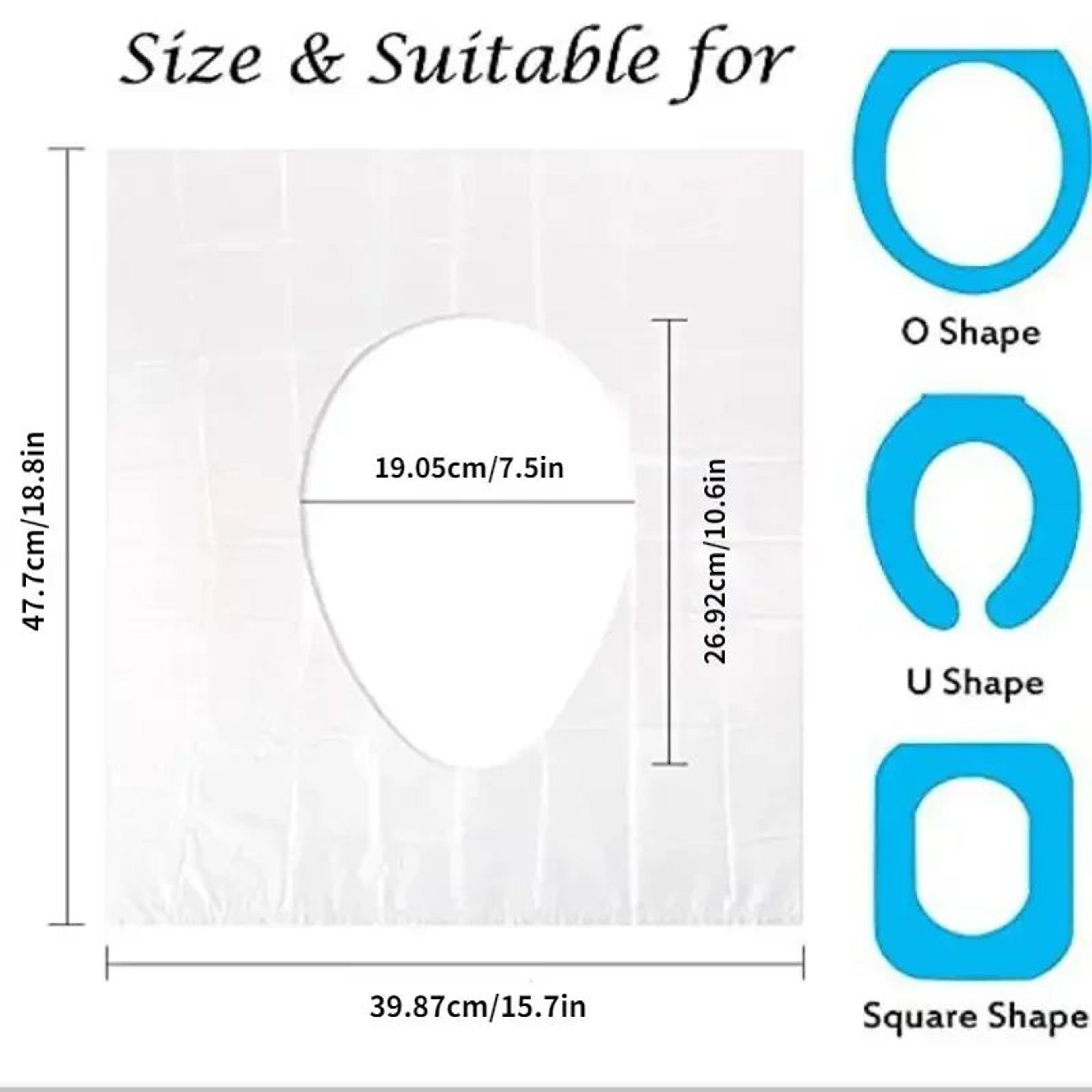 Disposable Toilet Seat Cover Pads  Portable Travel Toilet Seat Protectors For Camping Hotels  Publi