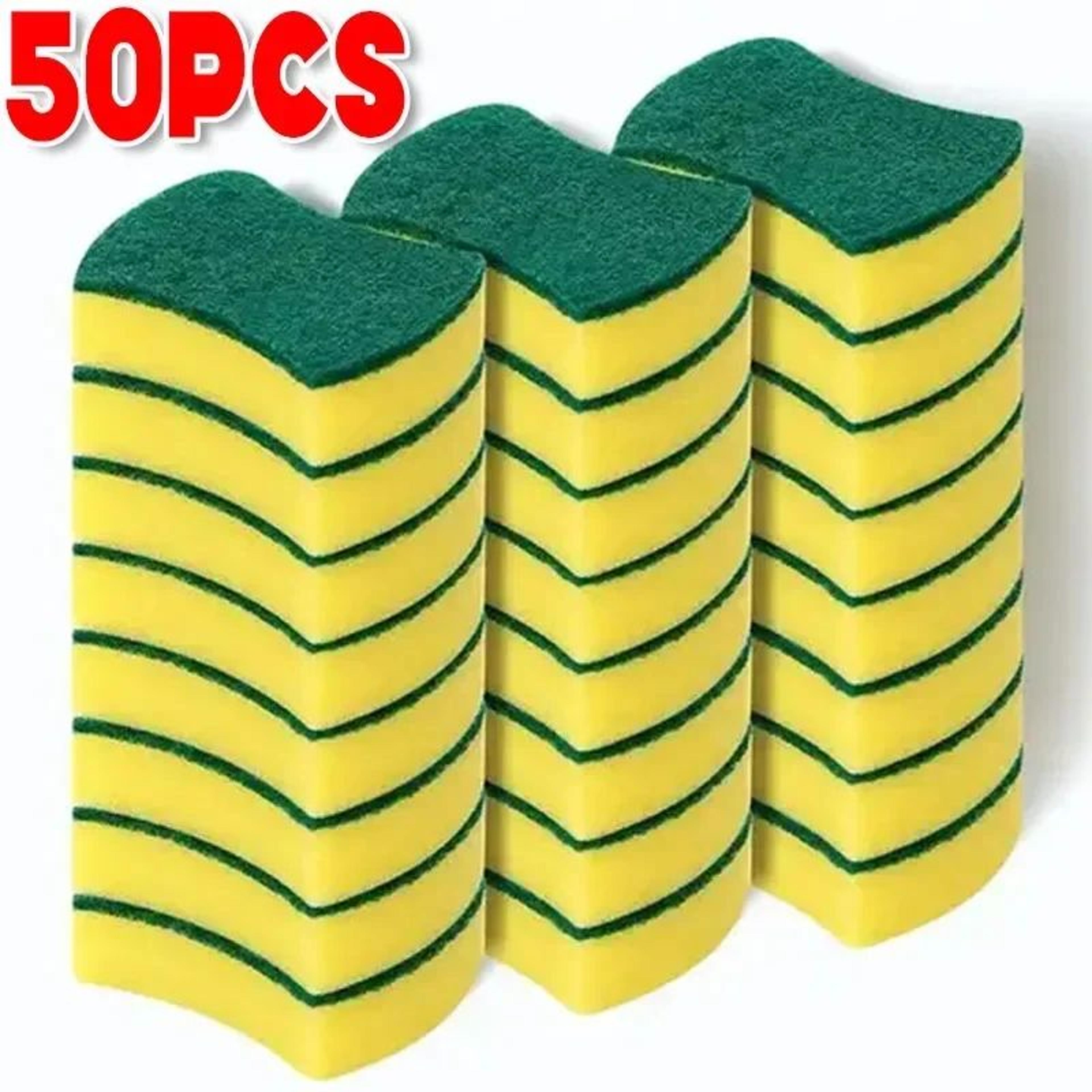 Soft Dishwashing Cleaning Sponge  Absorbent Kitchen Scrub Pad For Dishes Pots Pans  Household Clean 10