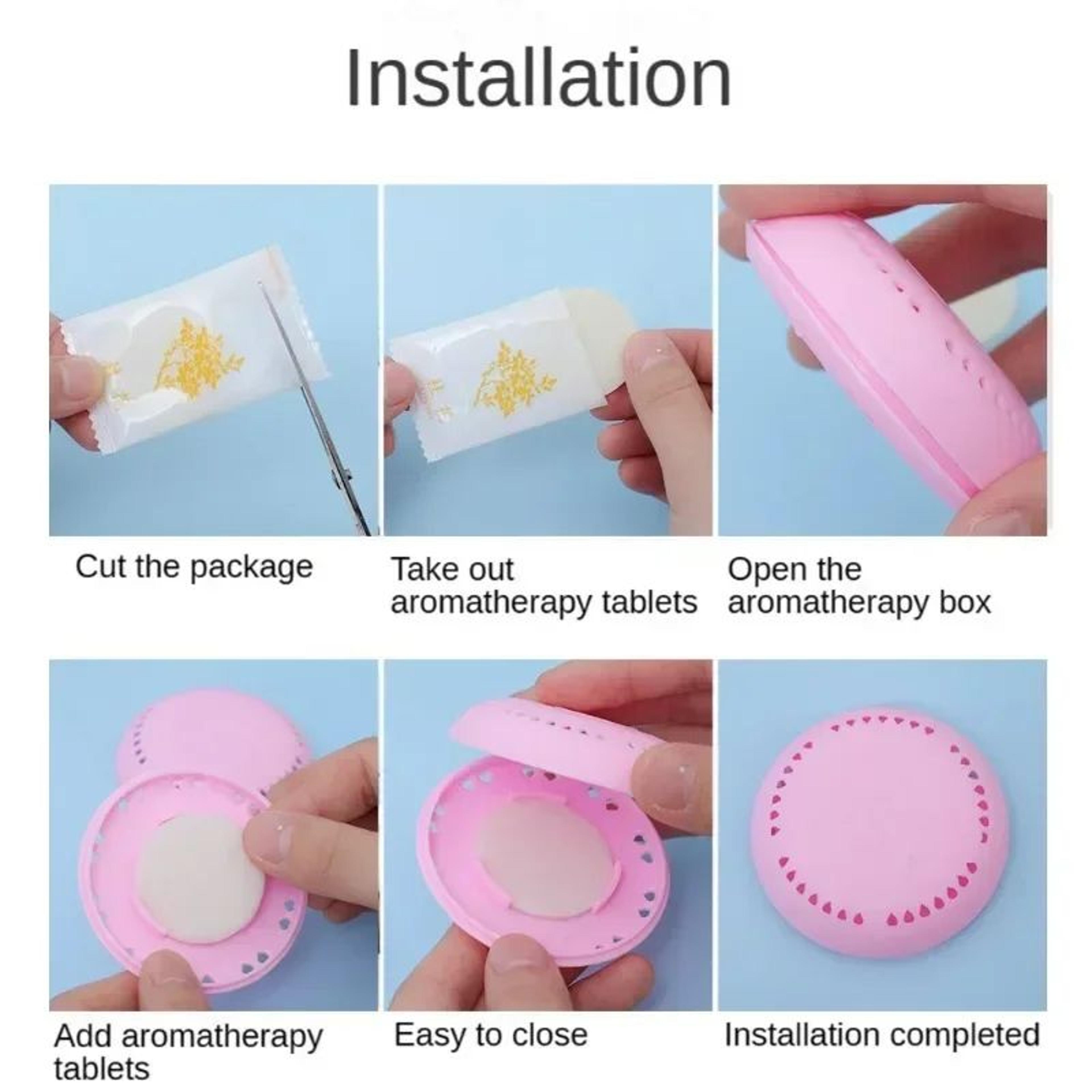 LongLasting Solid Air Freshener  Aromatherapy Deodorizer For Bathroom Bedroom Car Closet Wardrobe   5