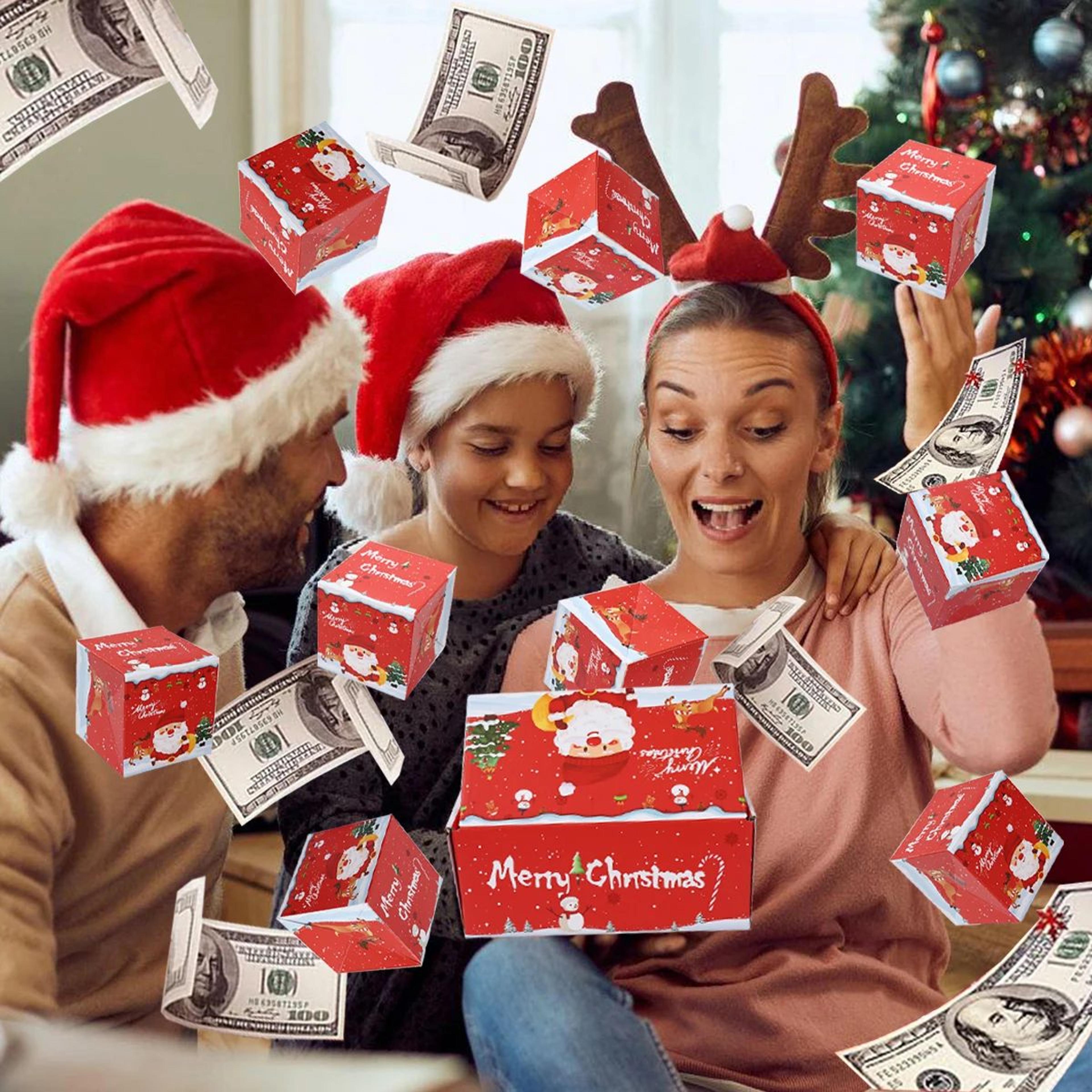 DIY Folding Surprise Christmas Gift Box  Money Pop Up Gift Box For Christmas  New Year Cash Gift Su 0