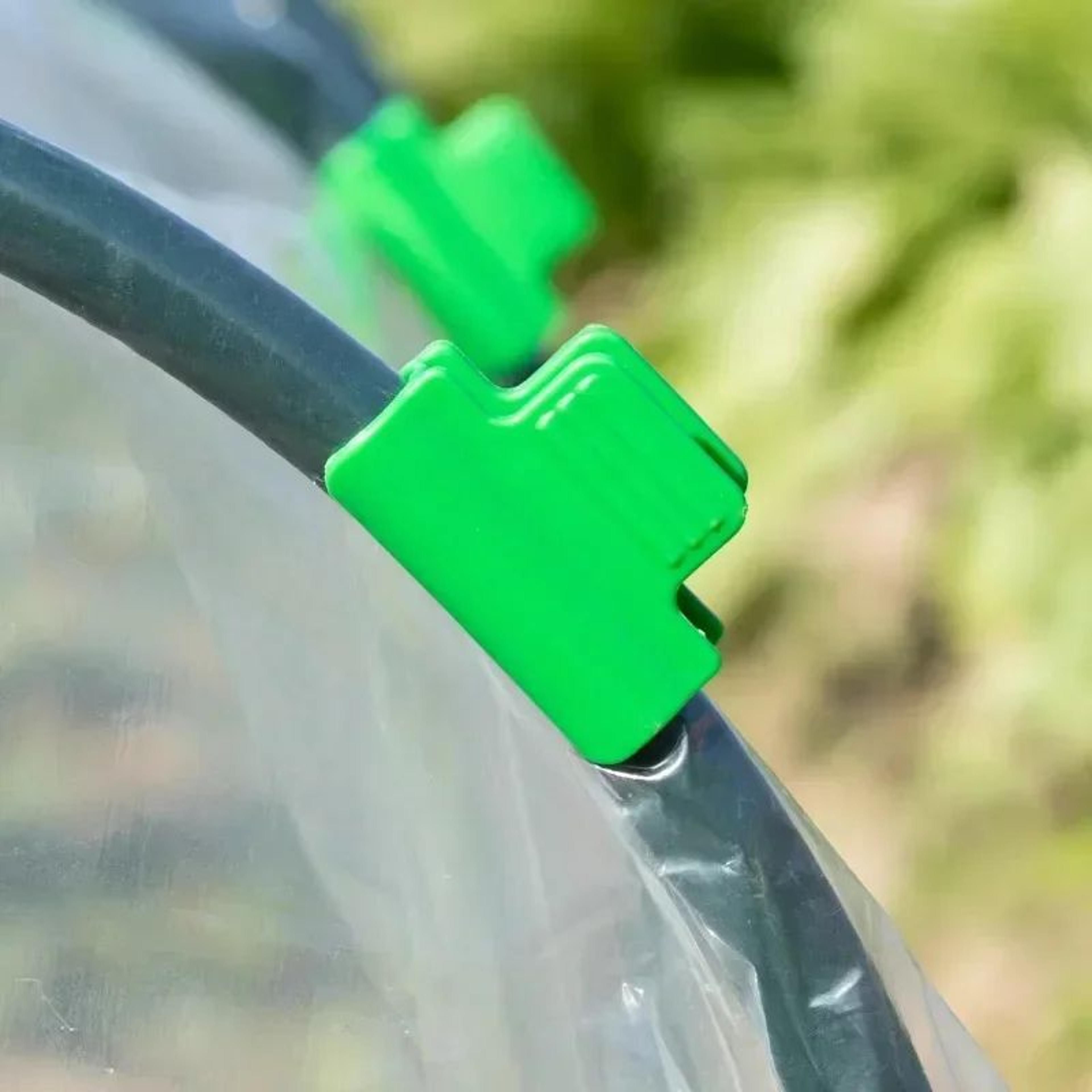 Greenhouse Tunnel Hoop Clamps  Plastic Garden Frame Clips For Greenhouse Film Shade Net  Plant Supp 3