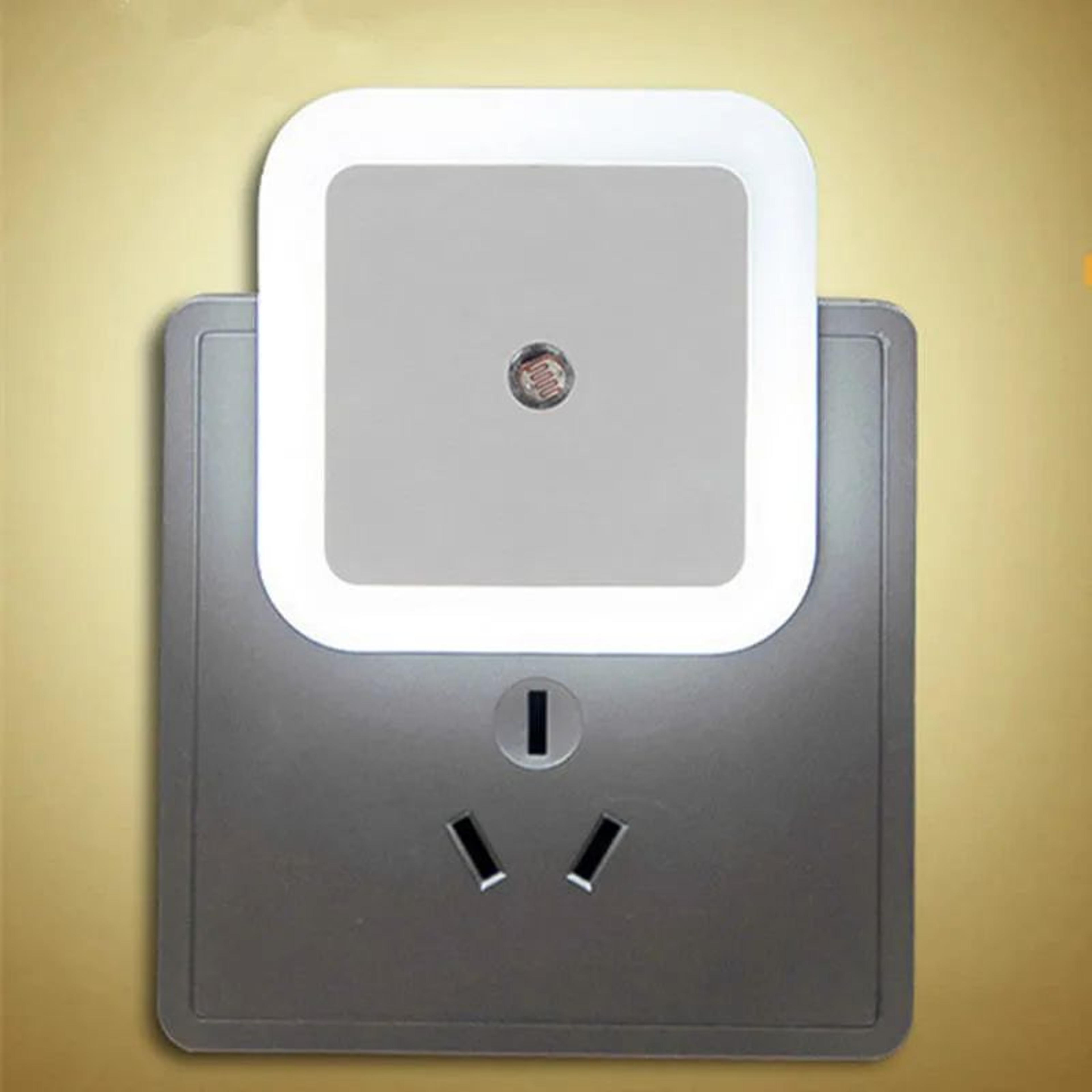 Wireless LED Night Light With Auto Light Sensor  PlugIn Bedside Lamp For Bedroom Hallway  Kids Room 1