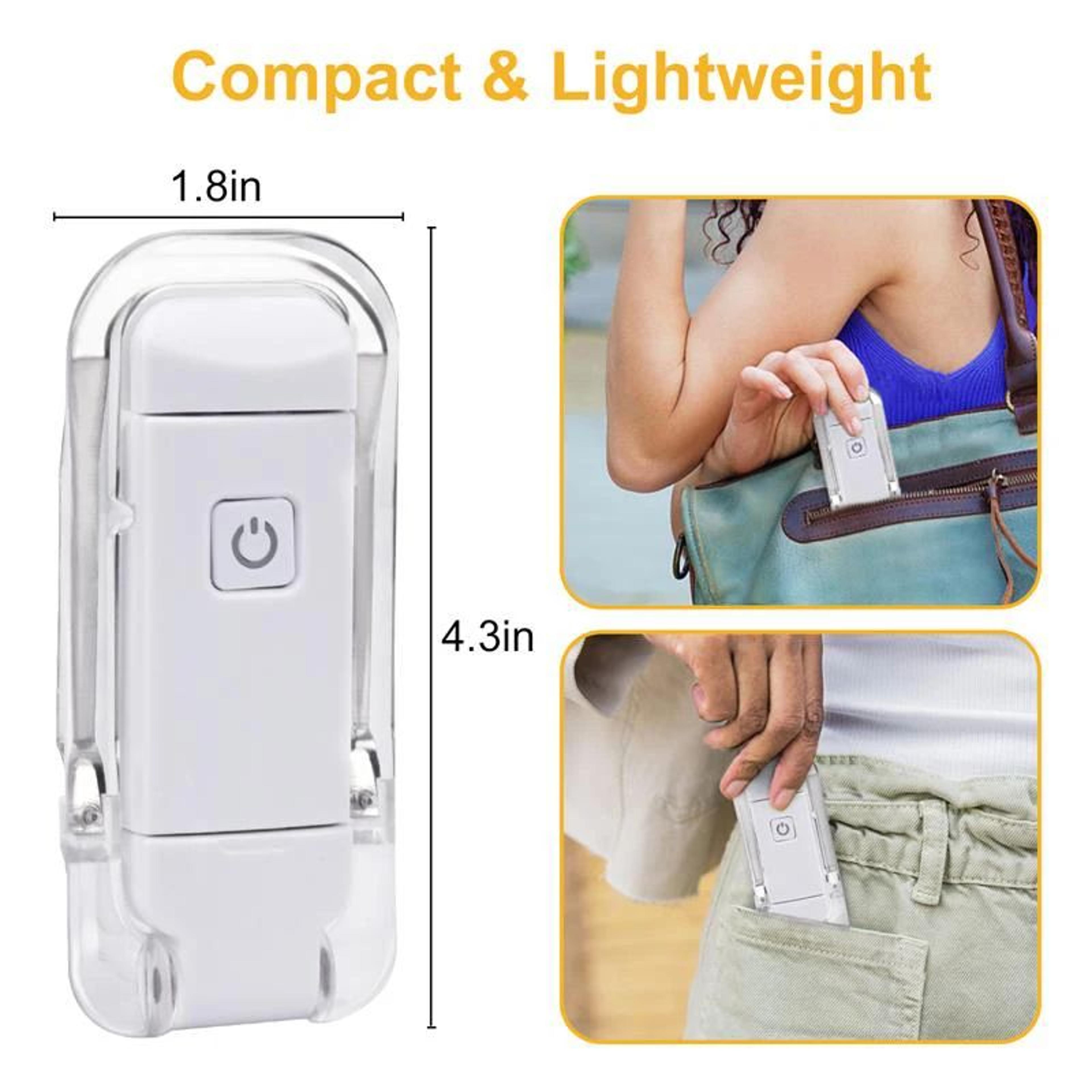 LED USB Rechargeable ClipOn Book Reading Light  Adjustable Brightness  Color Temperature Eye Care B 2
