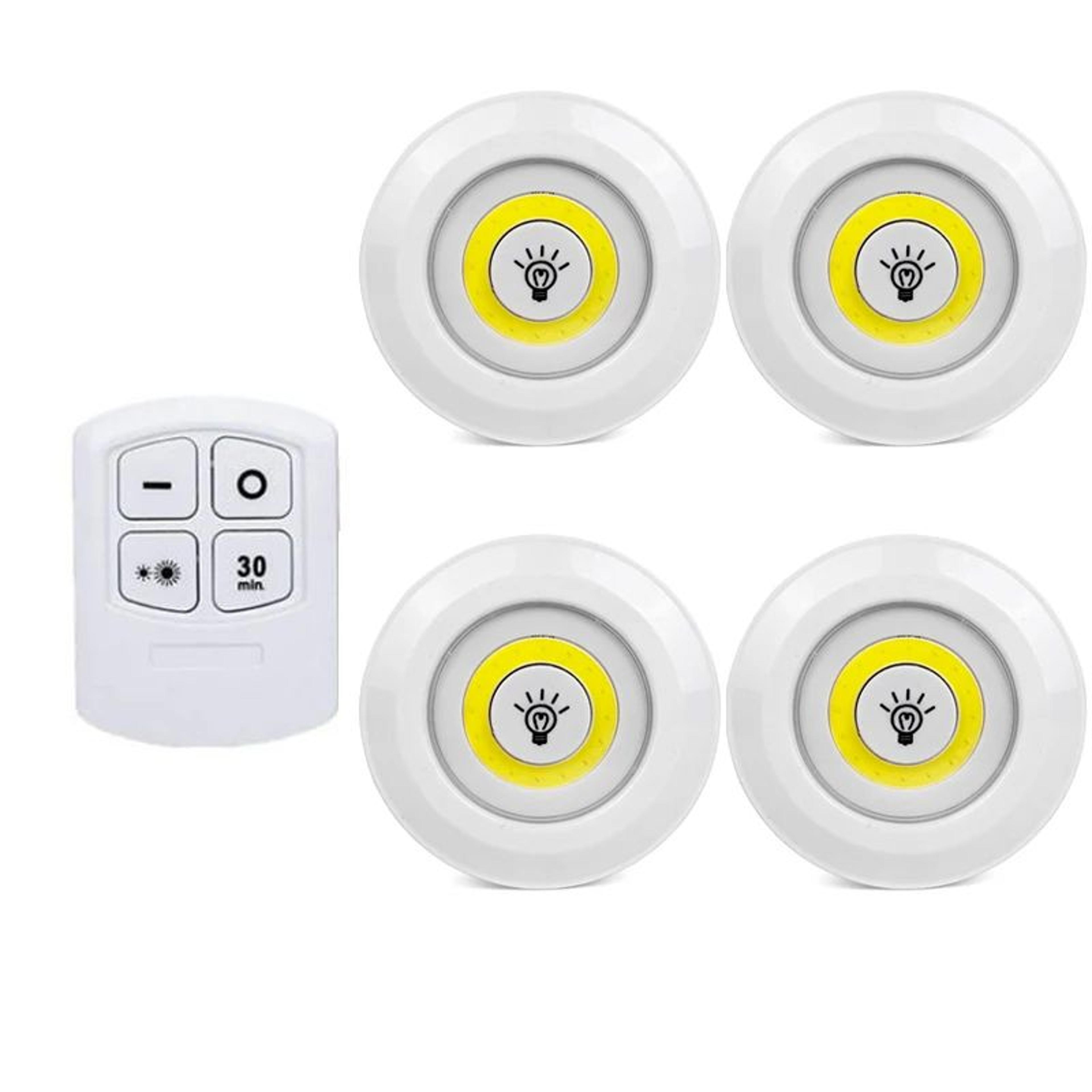 COB Wireless LED Night Light With Remote Control  150 Lumens Dimmable BatteryPowered Closet Cabinet 11